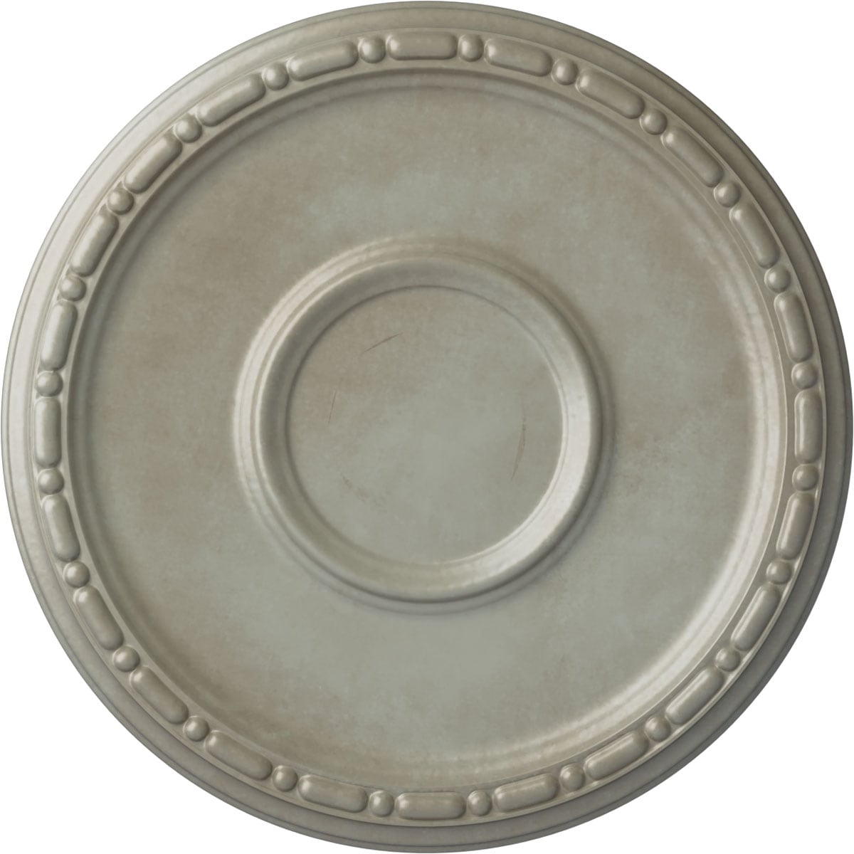 Ekena Millwork CM16MDFLS Medea 16.5-in W x 16.5-in L Painted Flash Gold Polyurethane Whole Ceiling Medallion
