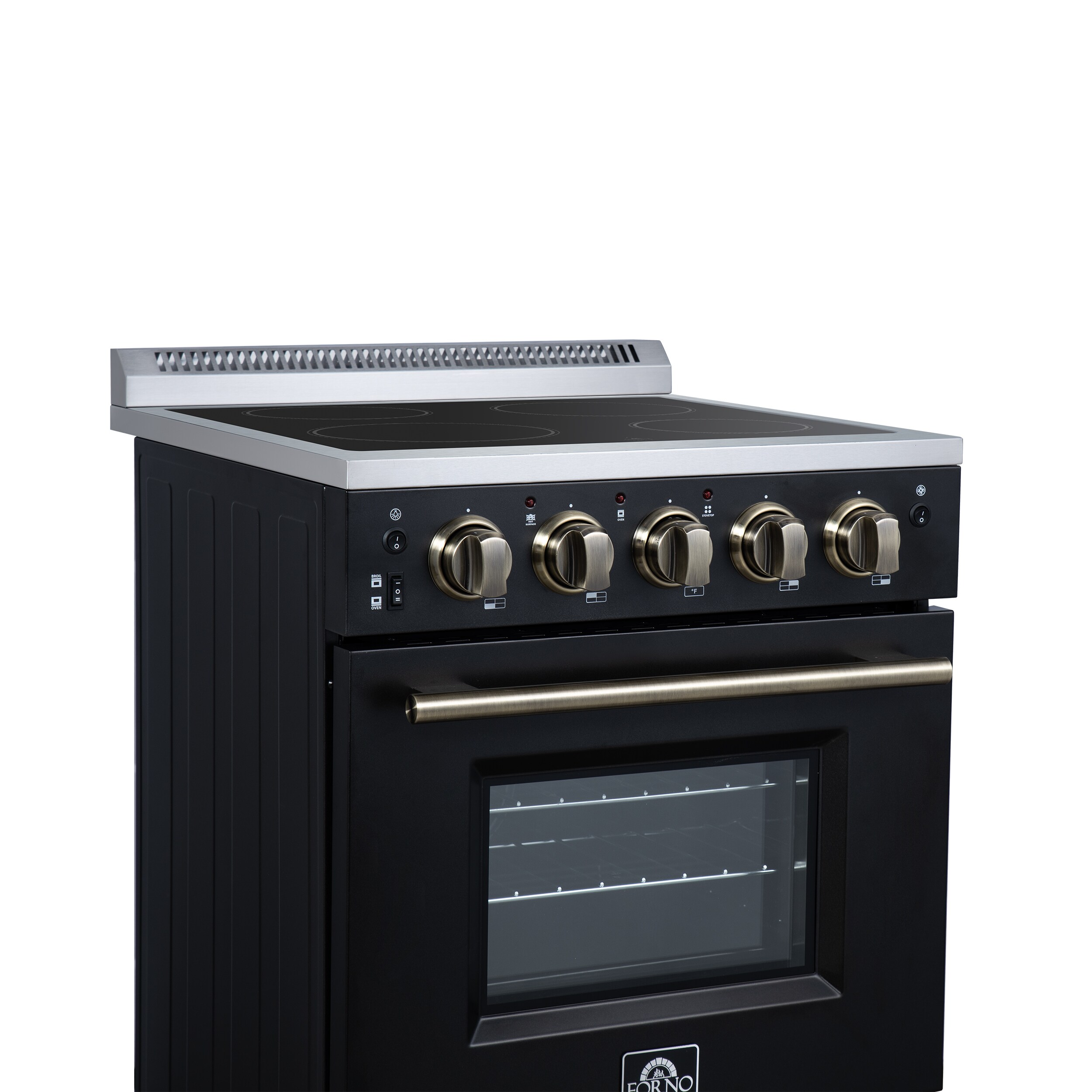 FORNO FFSEL6069-24BLK Freestanding-Electric-Ranges - View #8