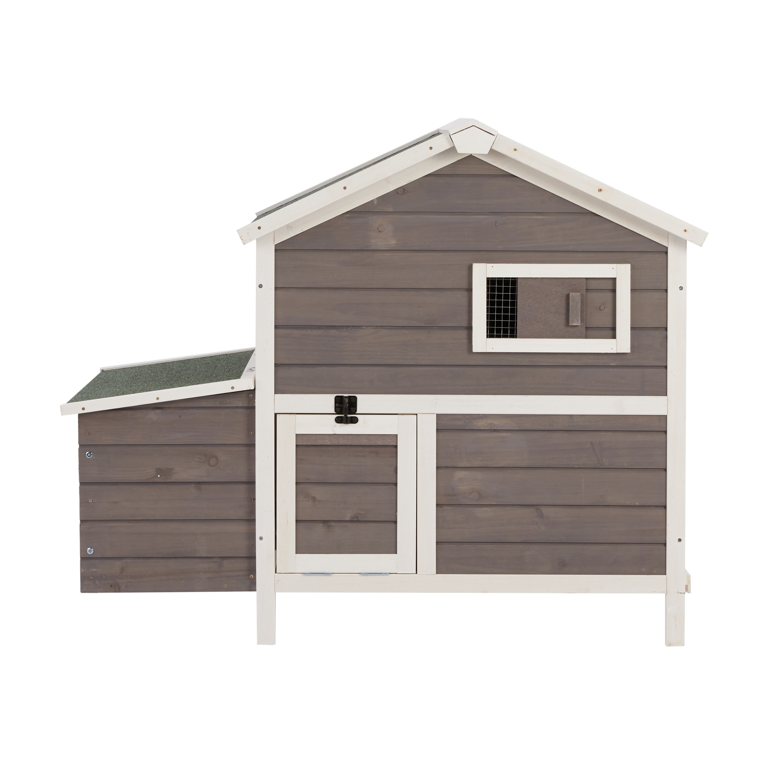 sla moed licentie Pecking Order Gray Wood Chicken Coop in the Chicken Coops & Rabbit Hutches  department at Lowes.com