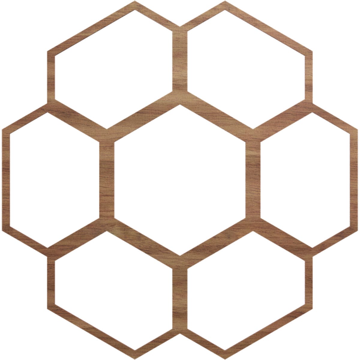 Ekena Millwork CMWP38X38X0375FOWA Florin Fretwork Pierced 38-in W x 38-in L Architectural Walnut Wood Whole Ceiling Medallion