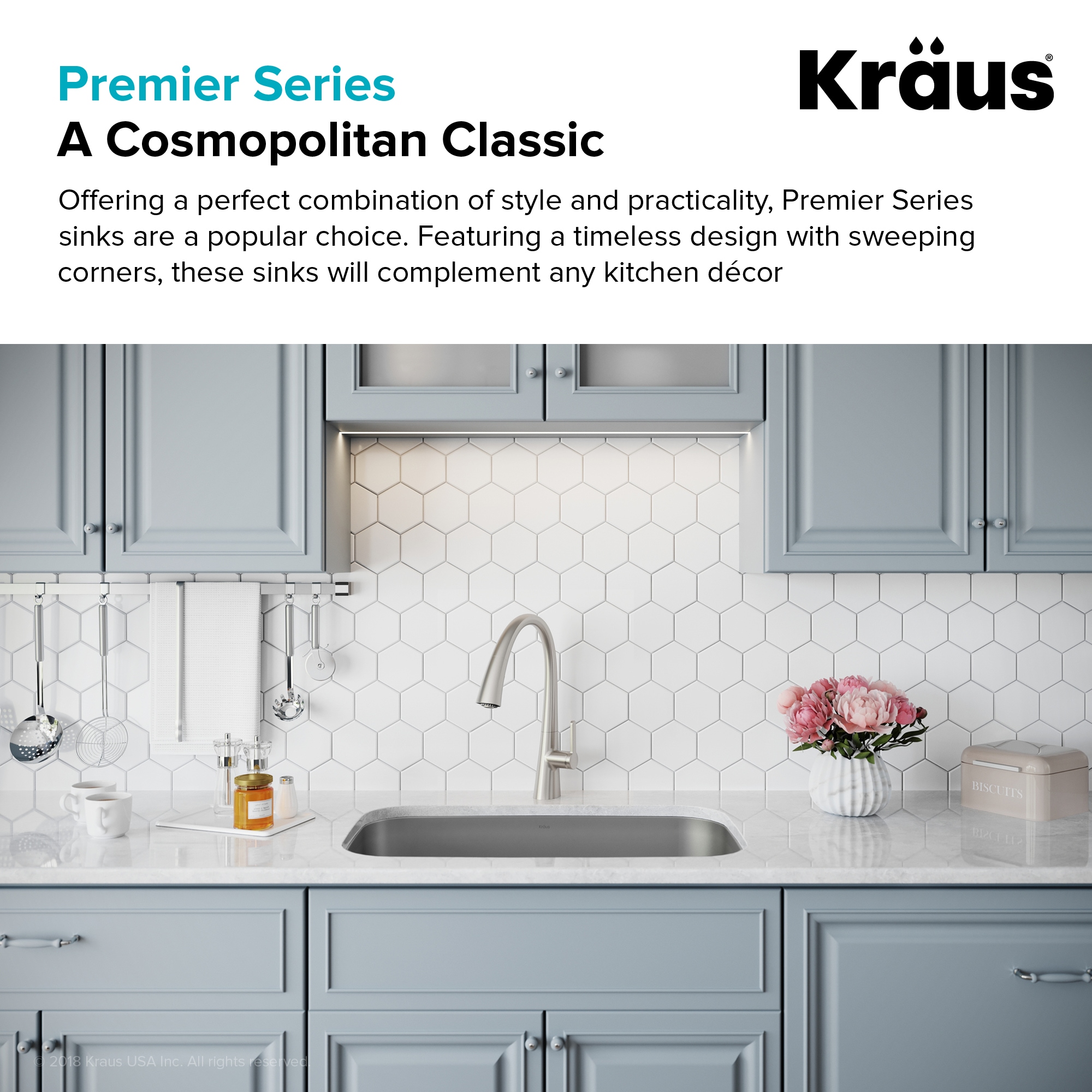KRAUS Matte Grey 33 Fireclay Workstation Kitchen Sink — DirectSinks