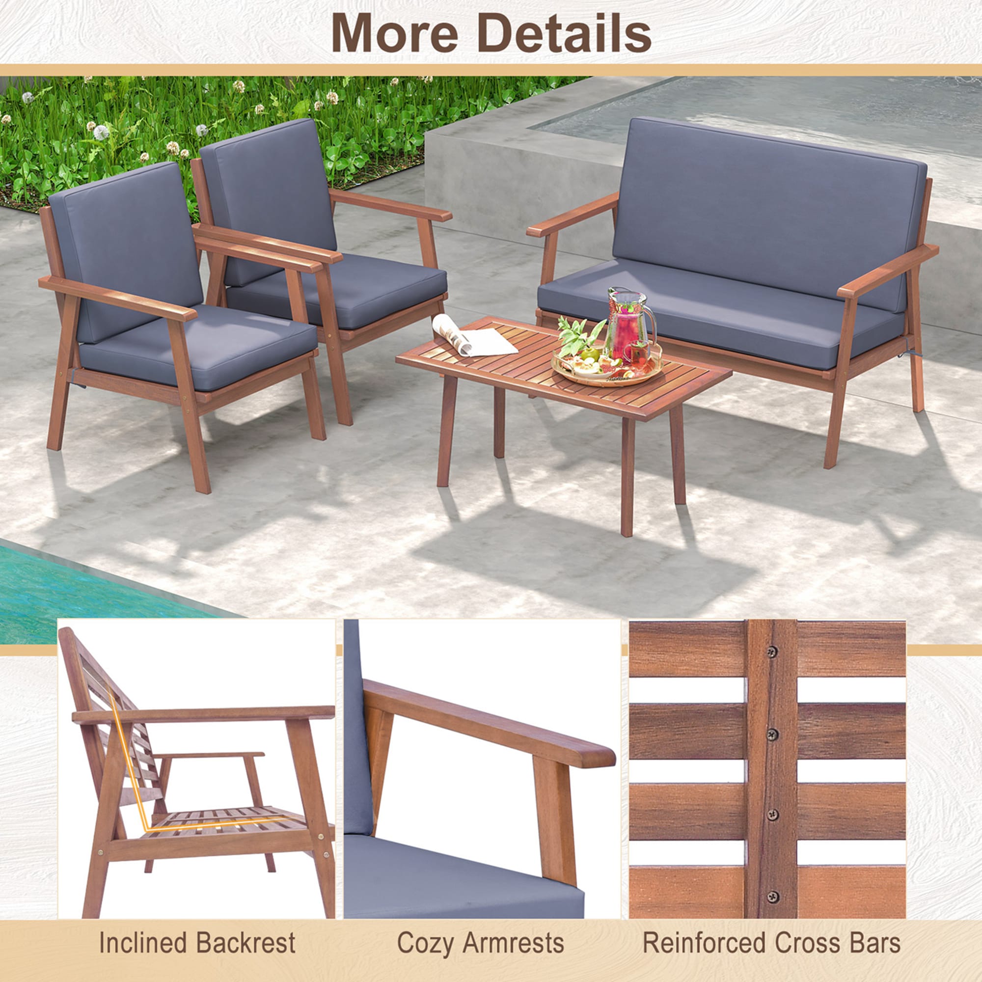 Costway LWS00052 Patio-Conversation-Sets - View #9