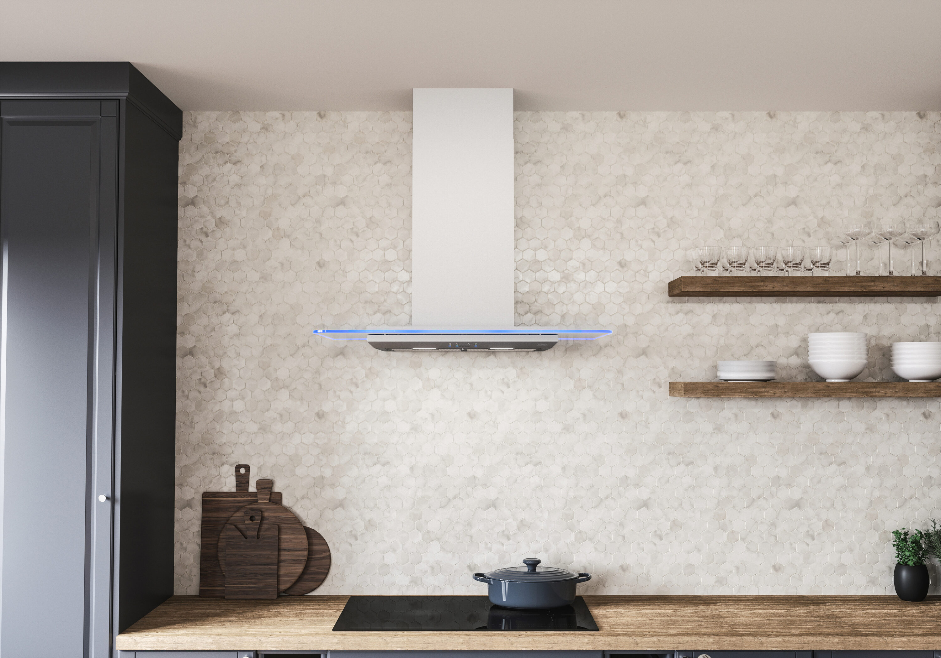 Zephyr ZVO-M90BG Wall-Mounted-Range-Hoods - View #8
