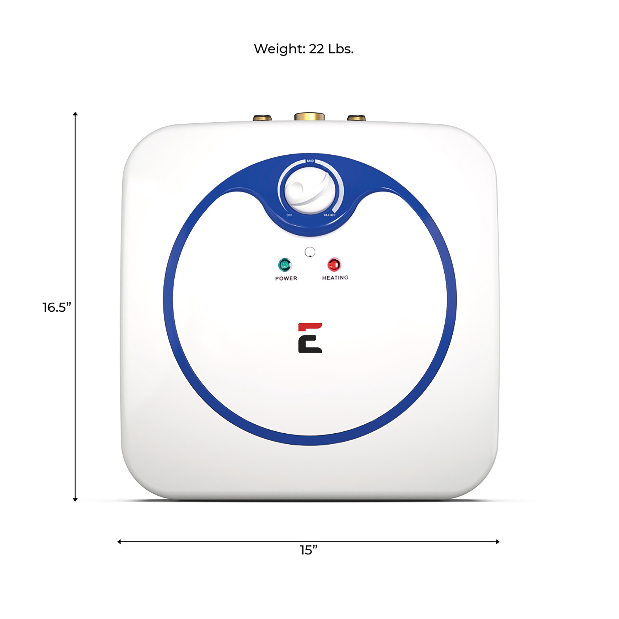 Camplux Electric Mini Tank Water Heater 120V - 1.3 Gallon