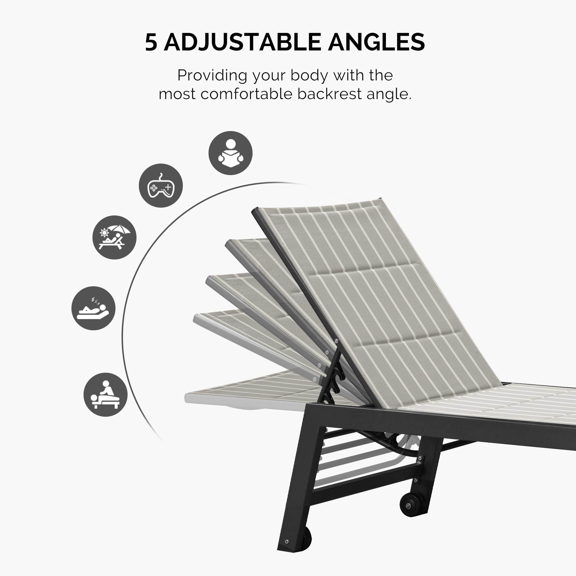 PURPLE LEAF LS04-CLS03-AT-TW Patio-Chairs - View #4