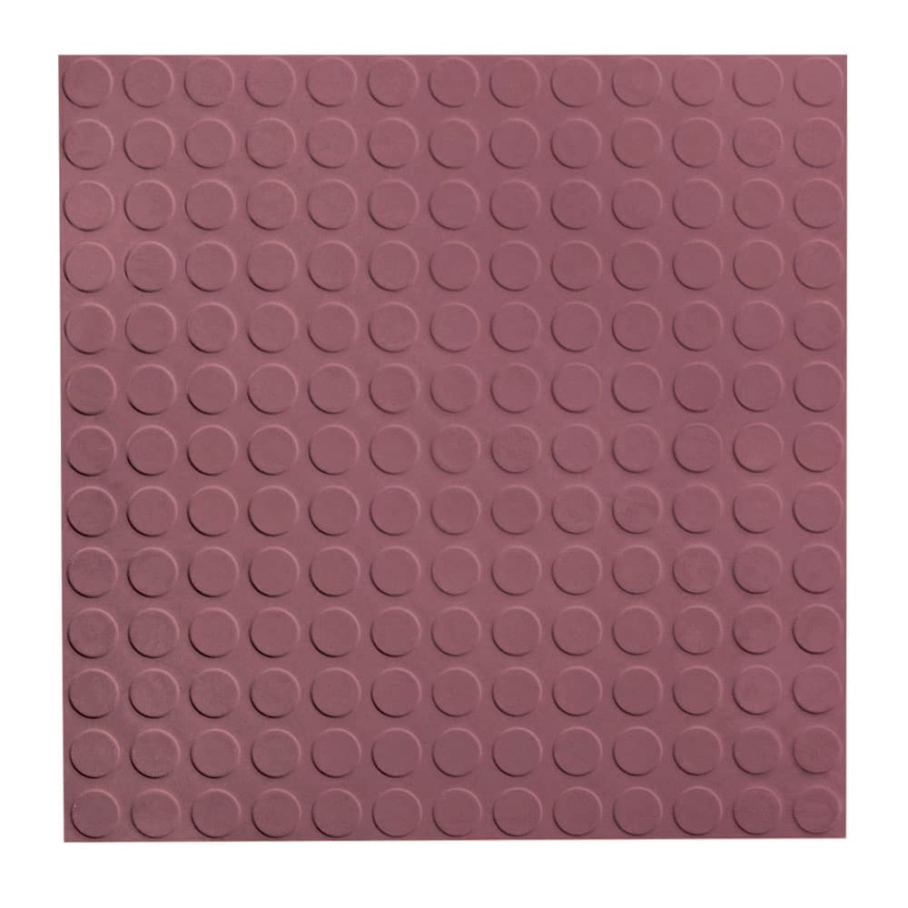 Flexco 18-in W x 18-in L x 0.125-in T Glue Down Rubber Gym Floor Tile (2.25-sq ft)