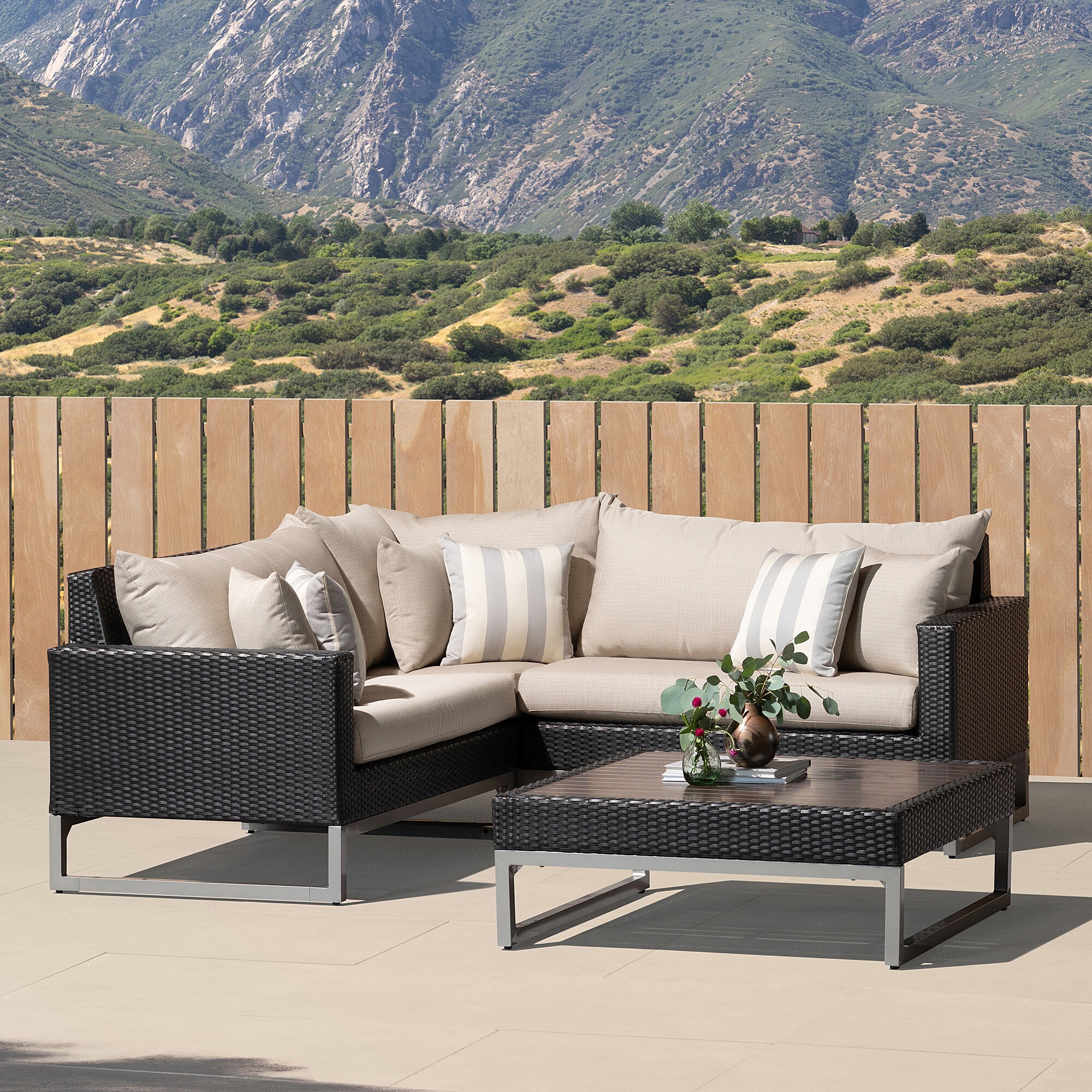RST Brands OP-PESS4B-MILO-E-SLT Patio-Conversation-Sets - View #2
