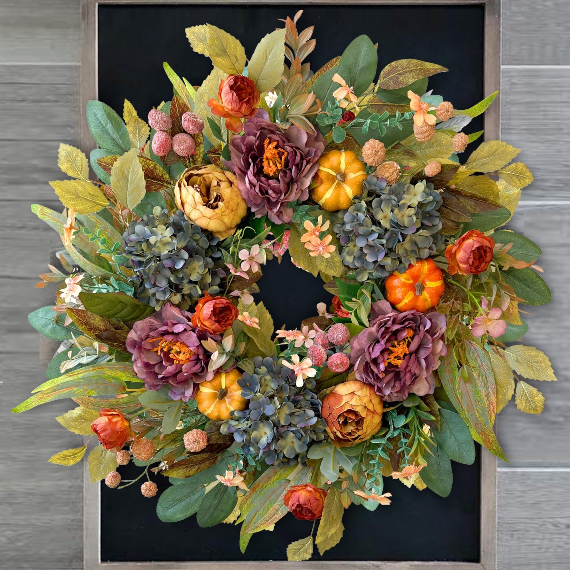 Numhew NHBEN408711 Artificial-Thanksgiving-Wreaths - View #3