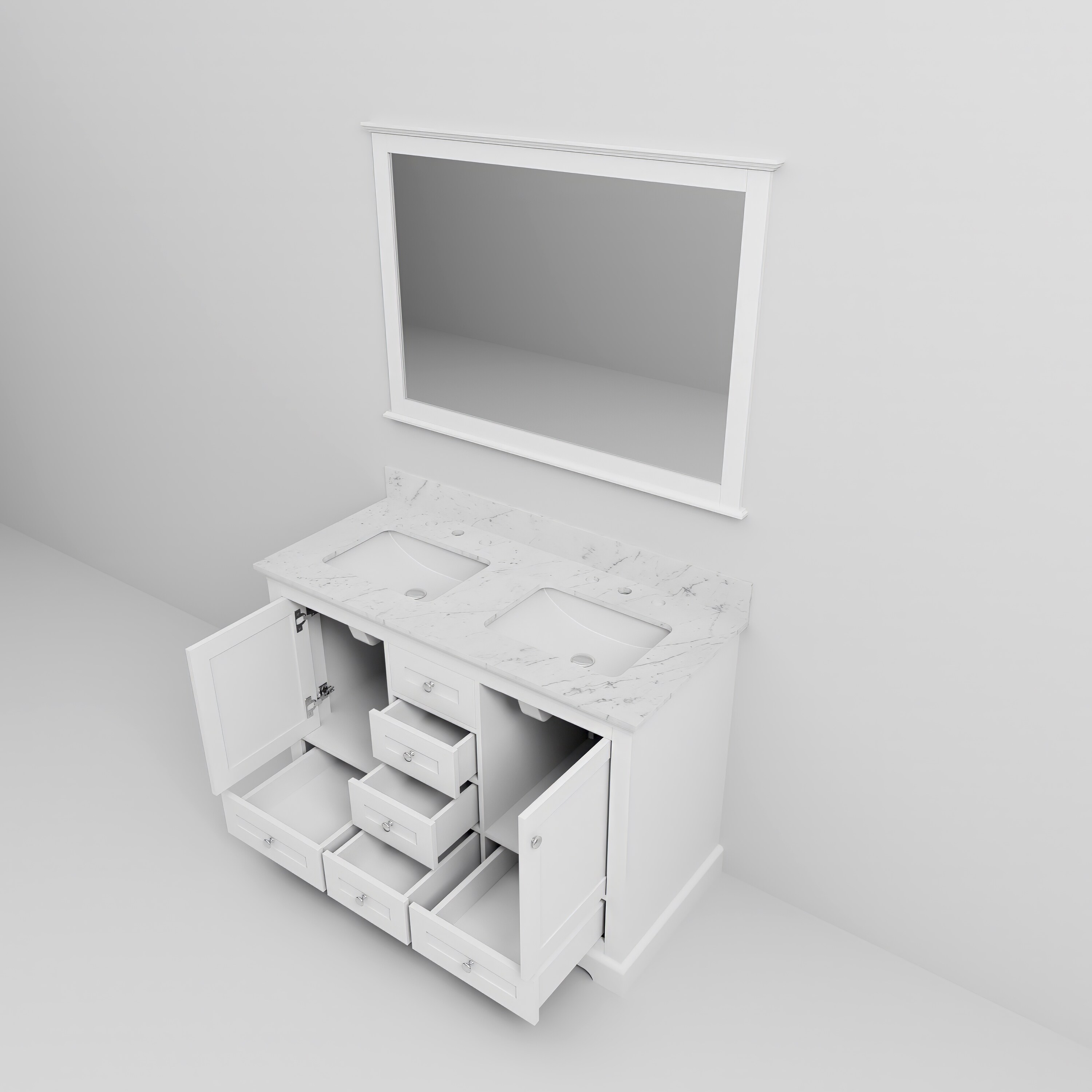 Lexora LD342248DADSM46 Bath-Vanity-Combo - View #13