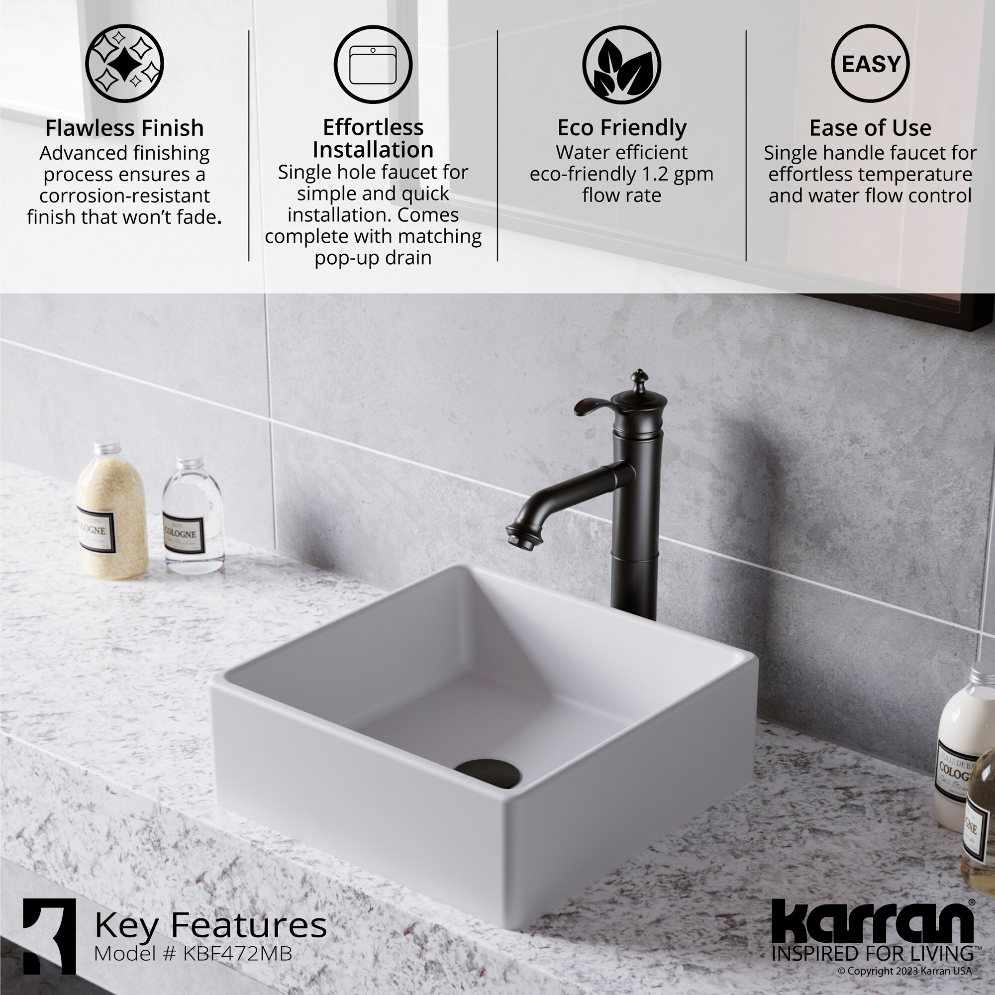 Karran KBF472MB Lavatory-Faucets - View #6