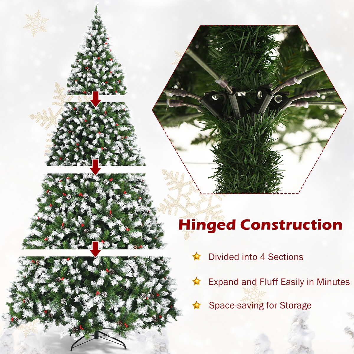 Forclover HYC-CM468 Artificial-Christmas-Trees - View #11