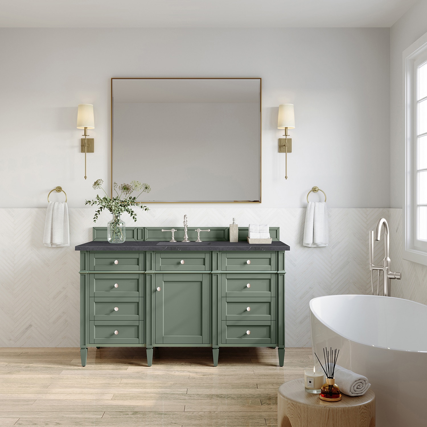 James Martin Vanities 650-V60S-SC-3CSP Bath-Vanity-Combo - View #2