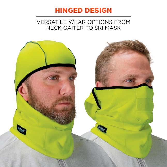 N-Ferno Lime Wind-resistant Hinged Balaclava Face Mask - One Size Fits ...