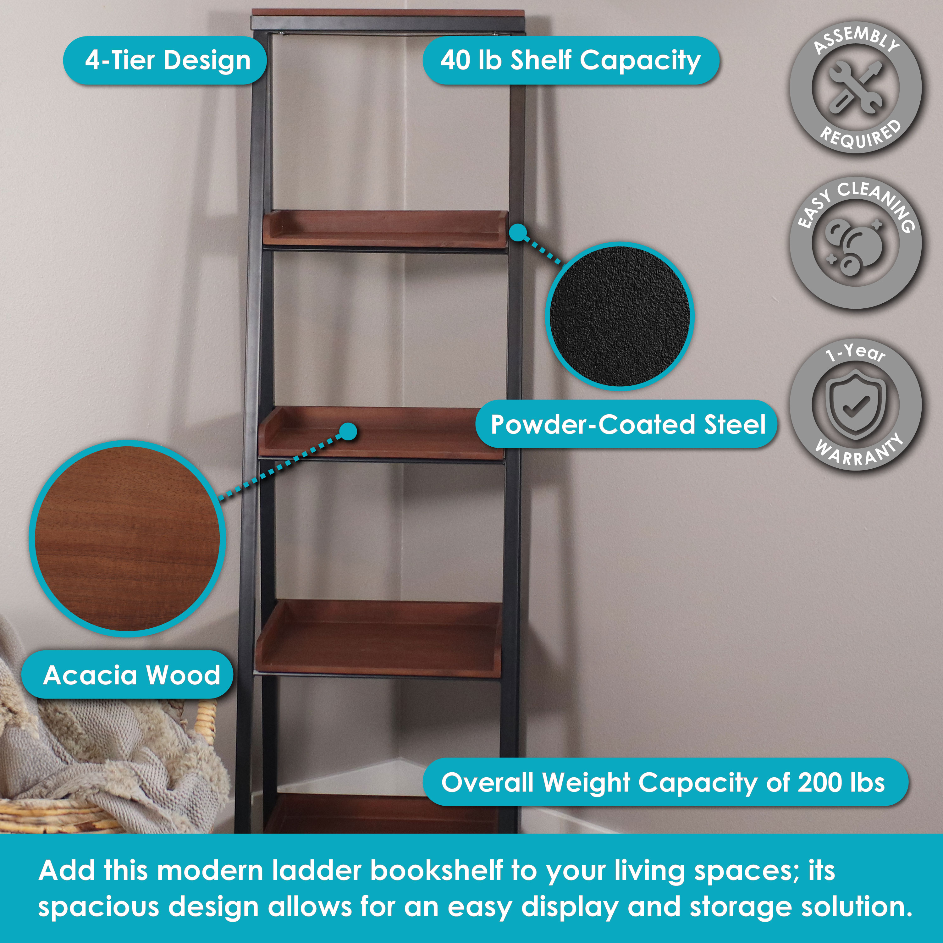 Sunnydaze Decor NPH-557 bookcases - View #5