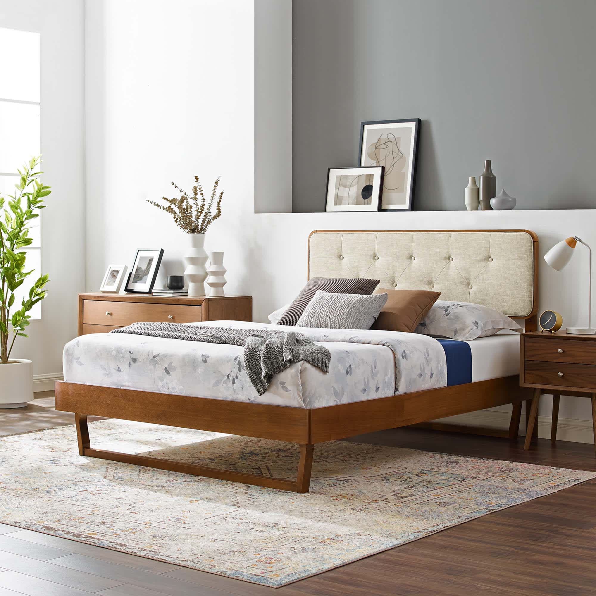 Modway MOD-6387-WAL-BEI beds - View #4