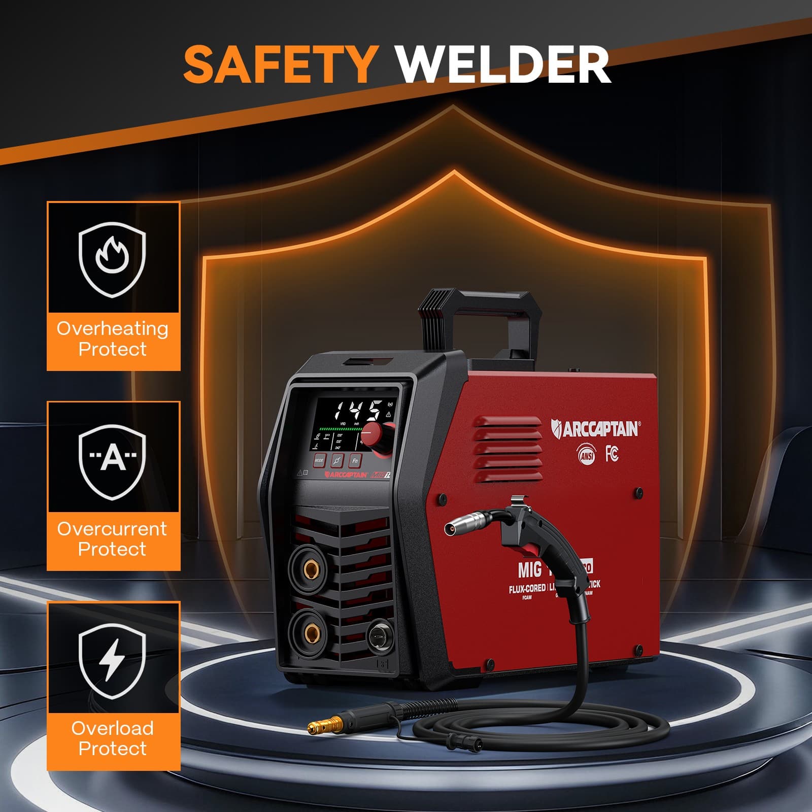 Arccaptain WED1G Wire-Feed-Welders - View #5