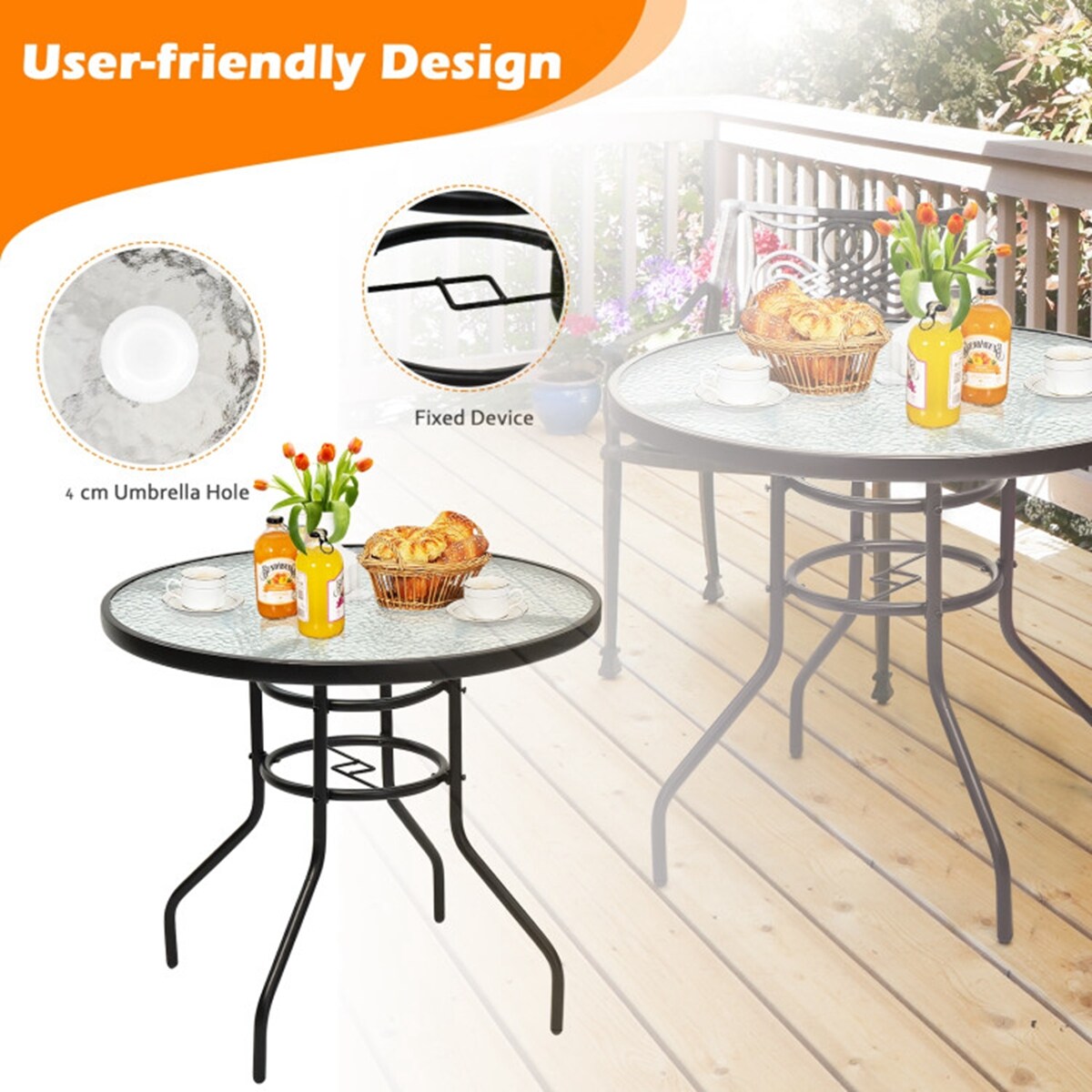 Forclover HYFC-1PT657 Patio-Tables - View #8