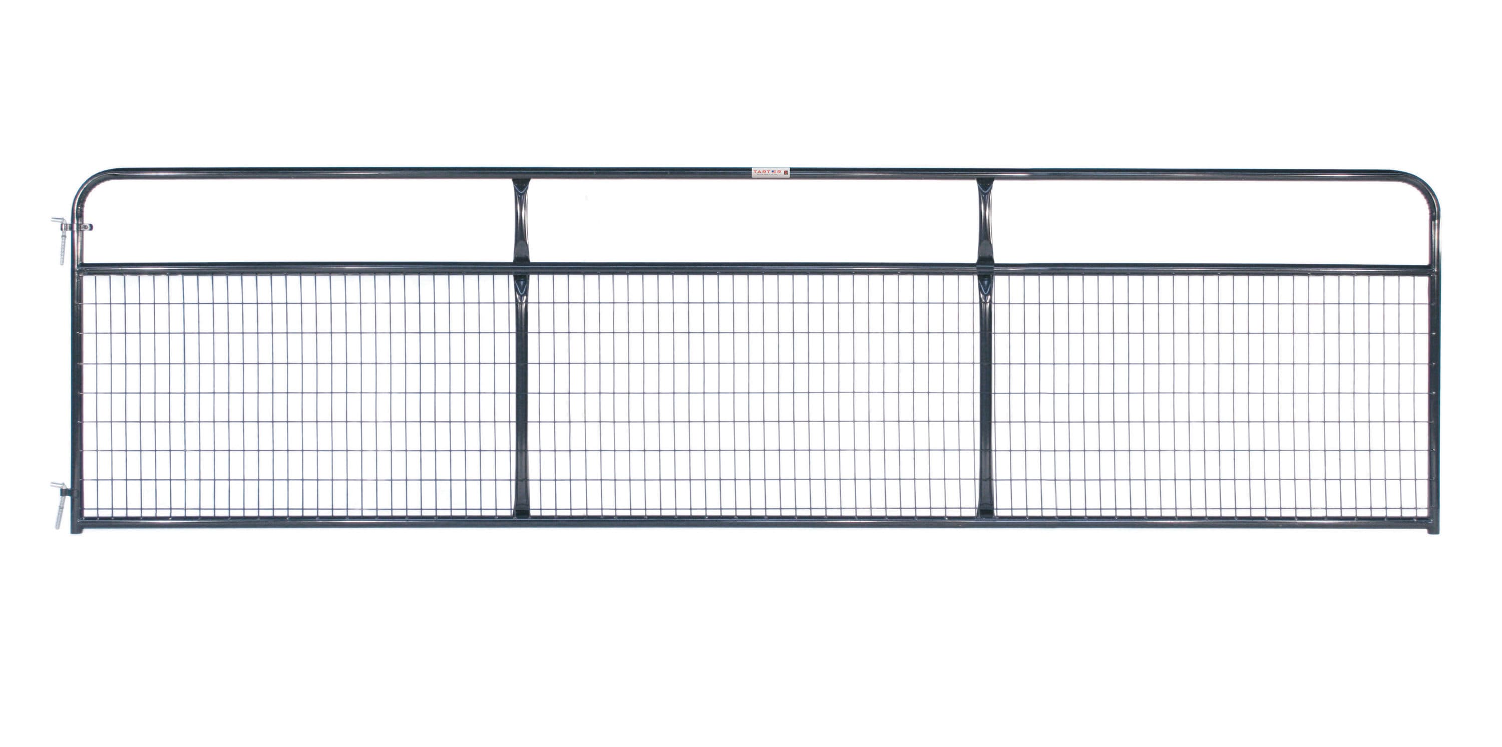 Tarter WFGB16 4-ft H x 16-ft W Blue e-coat Steel Farm Corral Fence gate