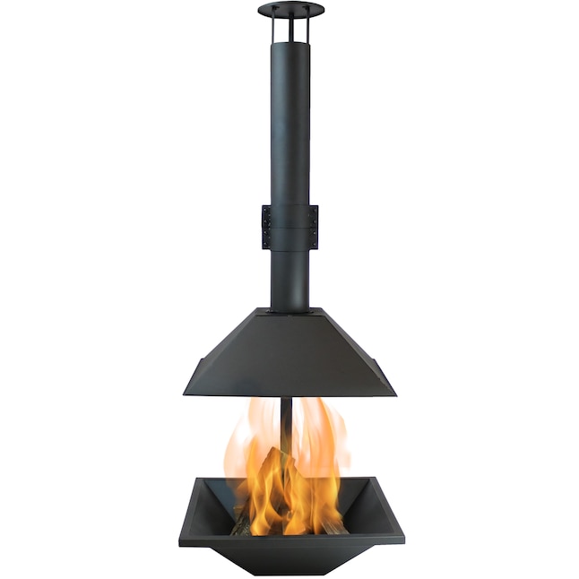 Black Steel Chiminea In The Chimineas, Which Gives More Heat Fire Pit Or Chiminea