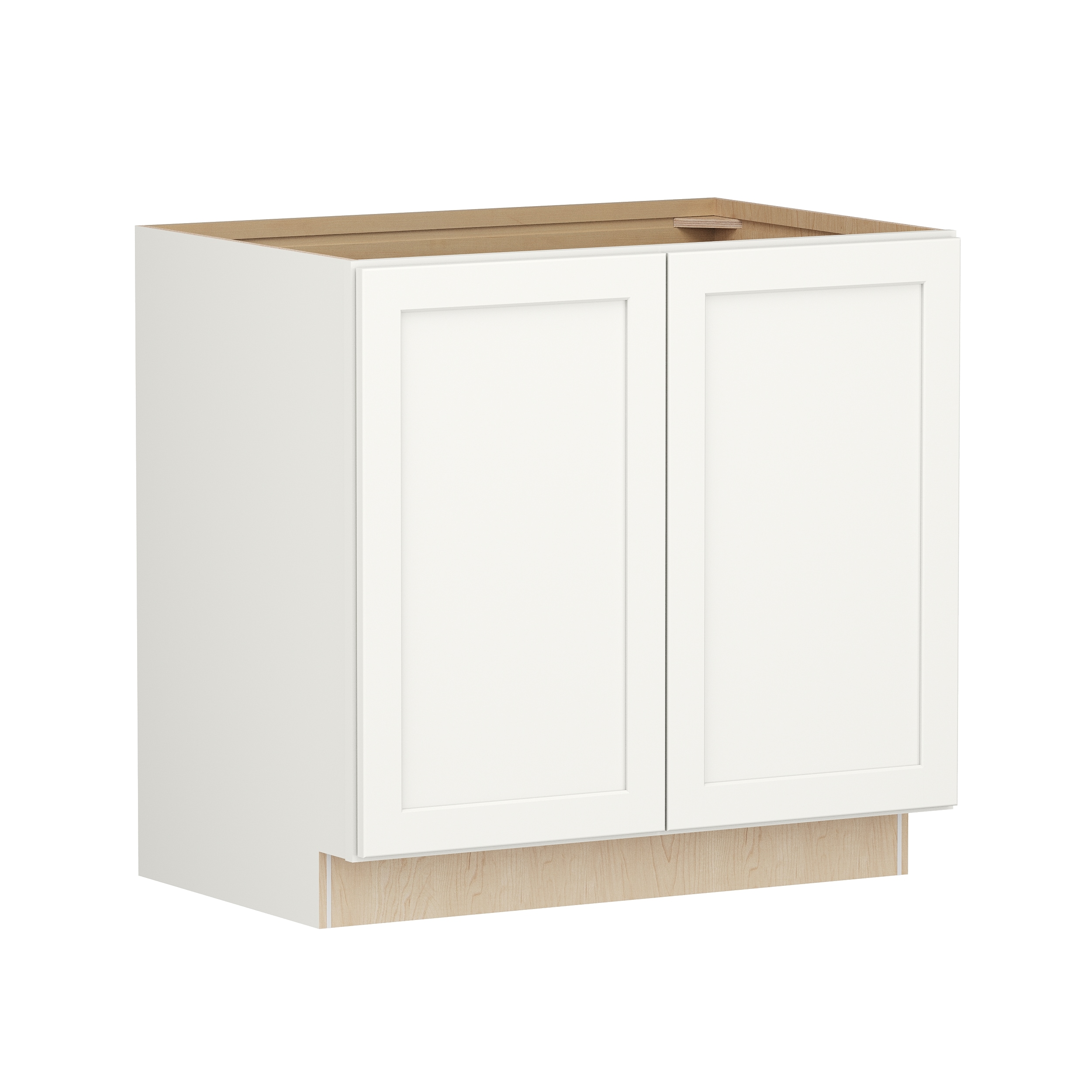 Shenandoah PRO Express Breckenridge 36-in W x 34.5-in H x 24-in D Linen Full Overlay Sink Base Fully Assembled Plywood Cabinet (Recessed Panel Shaker Style)