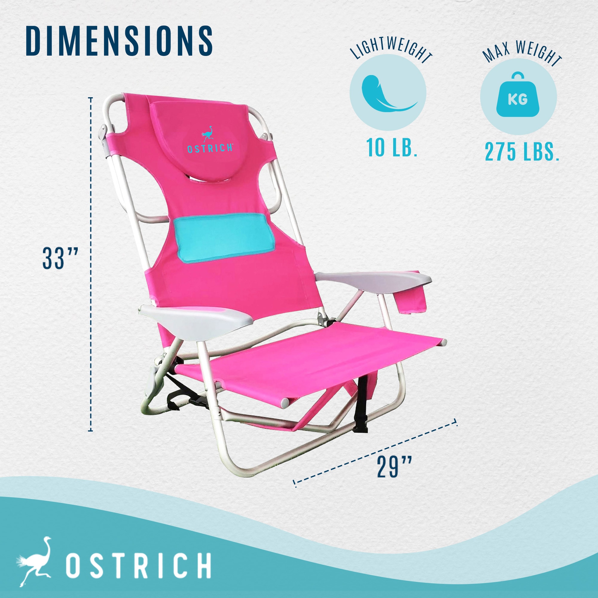 Ostrich 164938 Beach-Camping-Chairs - View #2