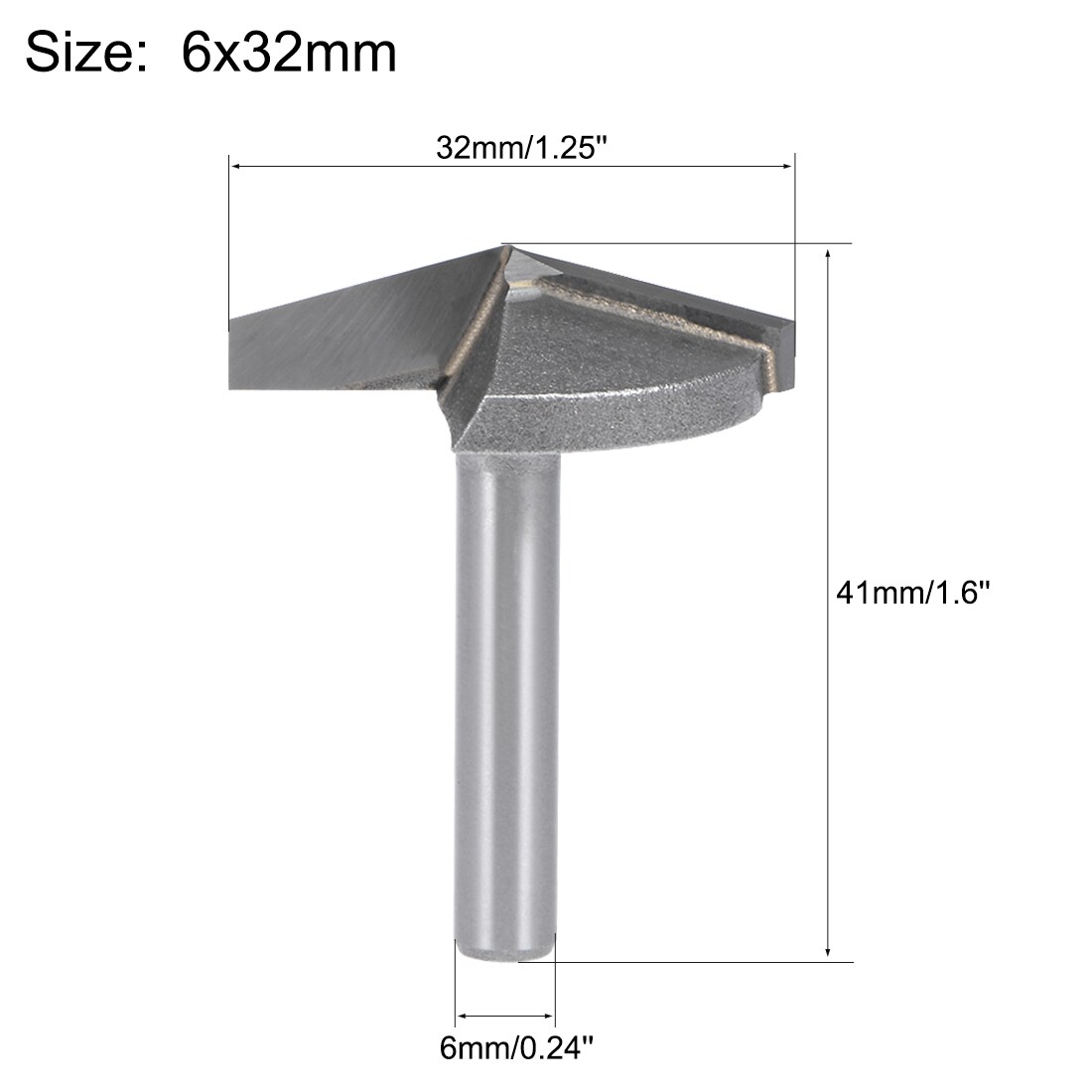 Unique Bargains S26030900UX4252 Edge-Forming-Router-Bits - View #2