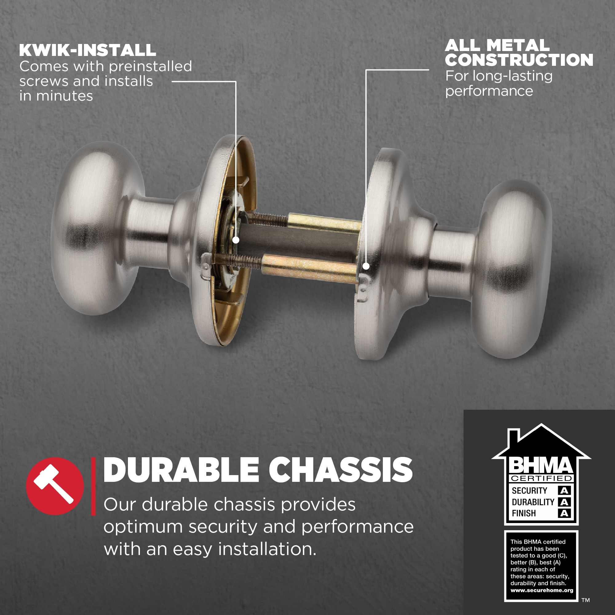 Kwikset Signature Series 720J 15 CP Door-Knobs - View #3