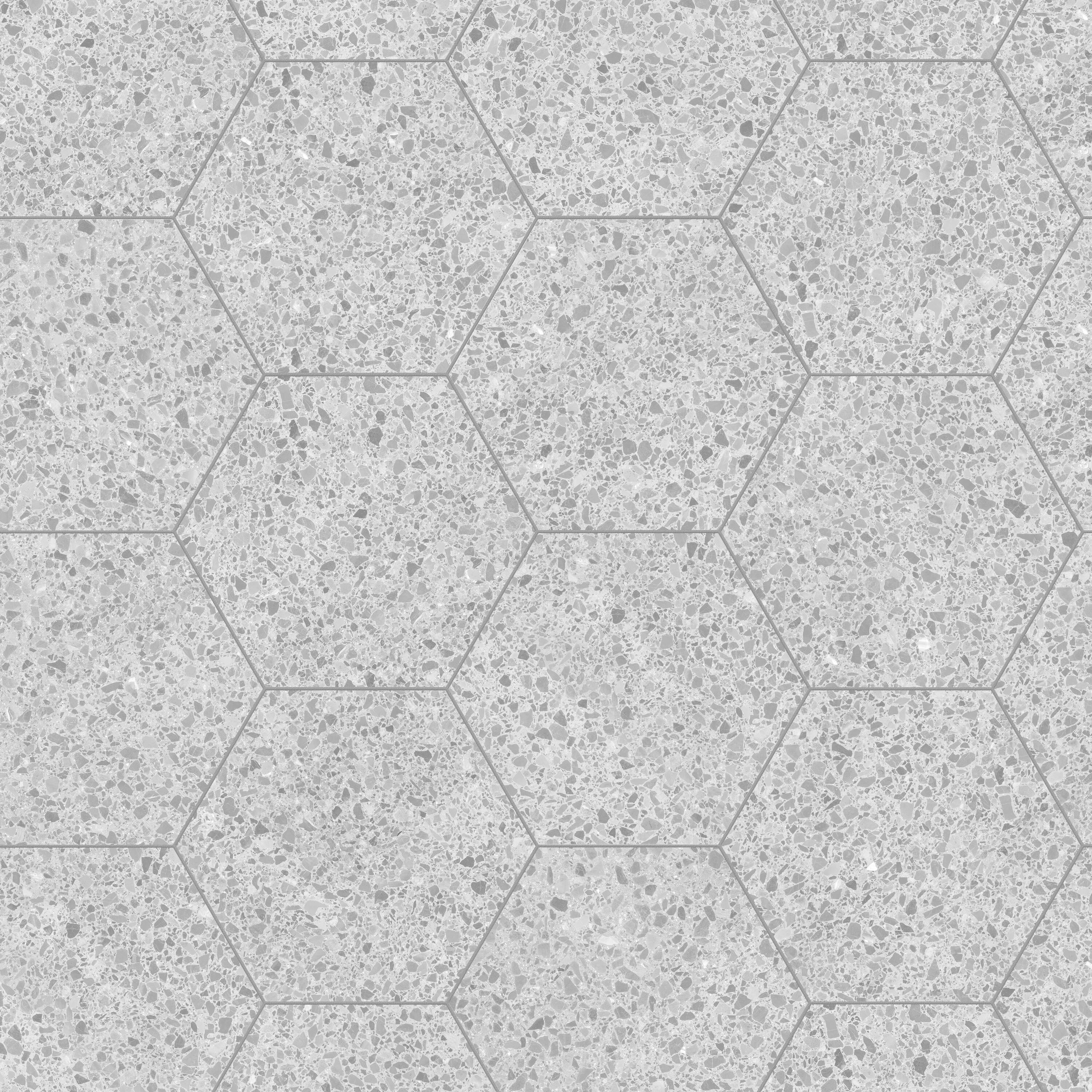 Satori Aurora Ash 8-in x 10-in Matte Porcelain Hexagon Floor and Wall Tile (0.44-sq. ft/ Piece)