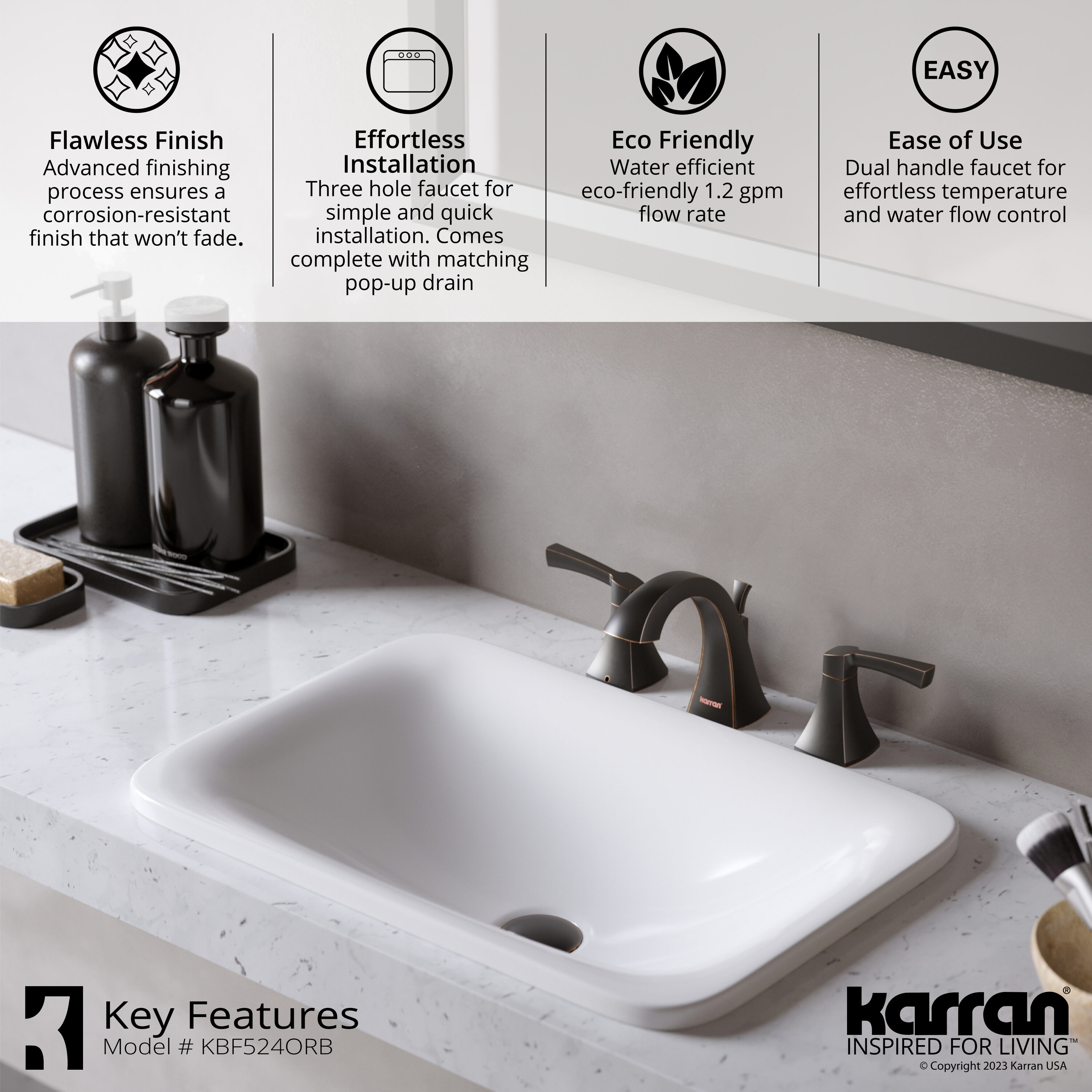 Karran KBF524ORB Lavatory-Faucets - View #6