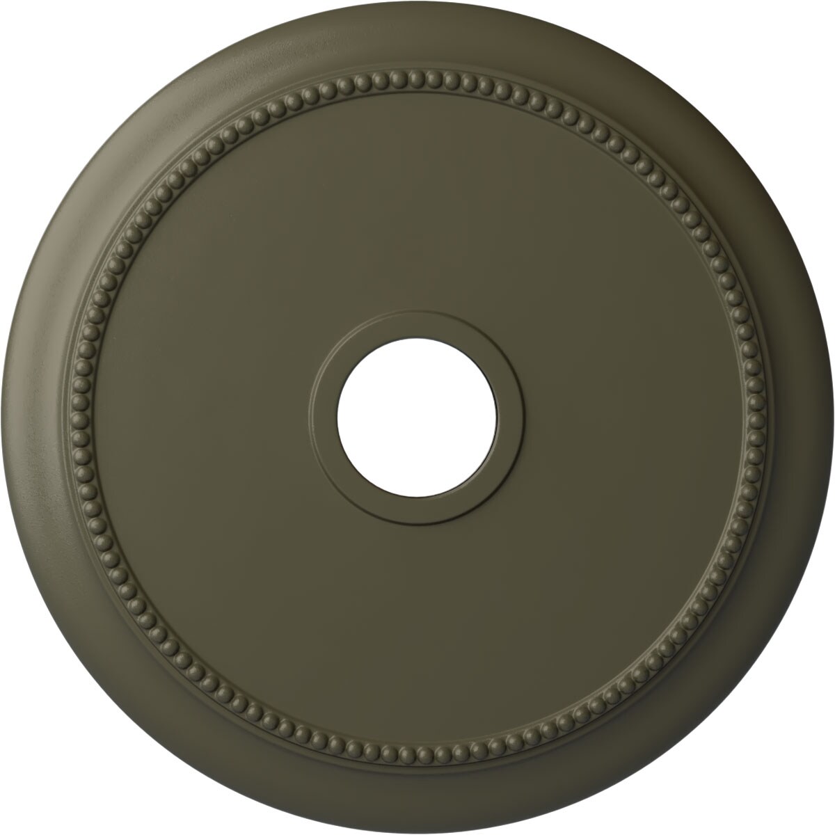 Ekena Millwork CM24CRWHF Crendon 24.125-in W x 24.125-in L Painted Witch Hazel Polyurethane Whole Ceiling Medallion