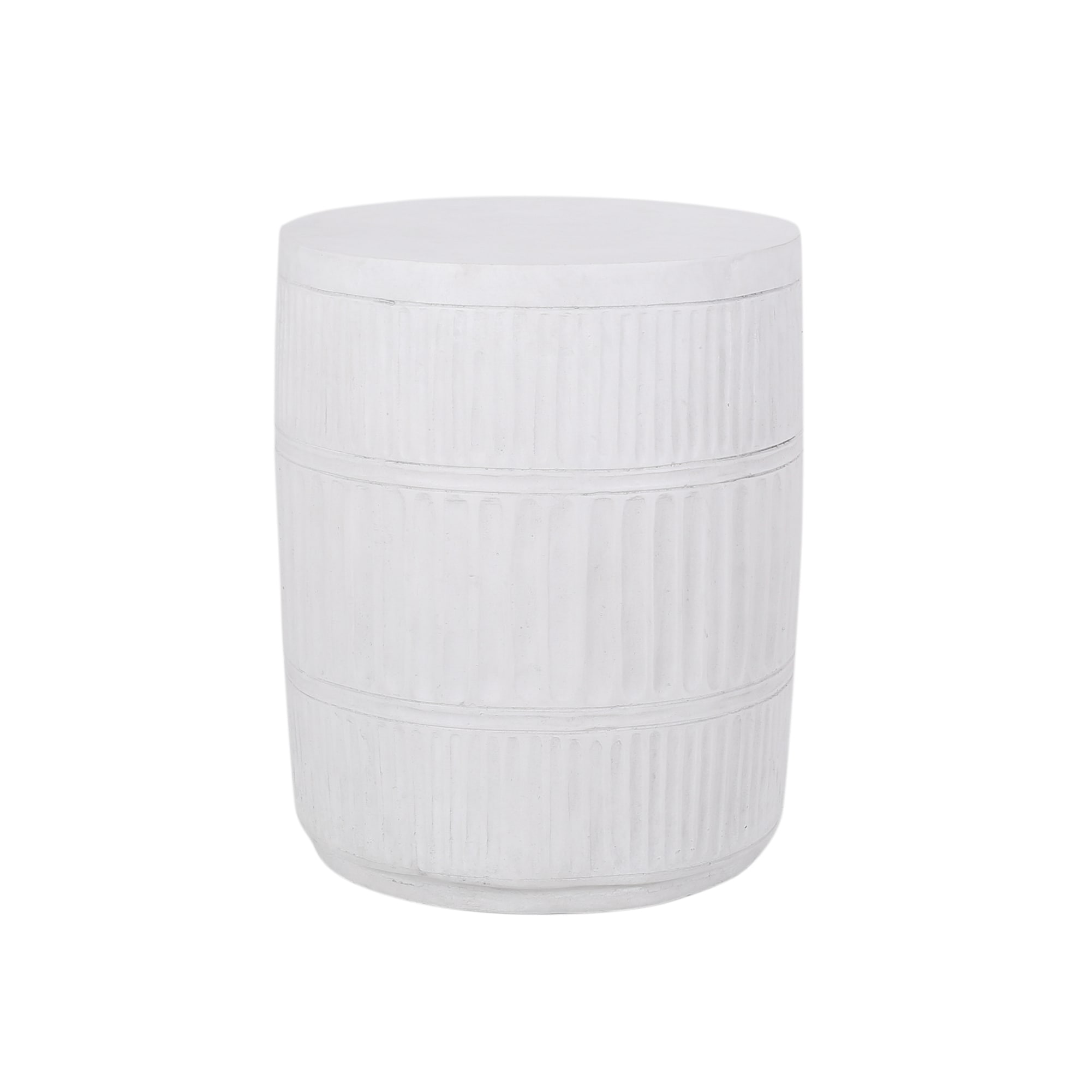 LIVIZA GGJOU018AW GIJ End Table Round Outdoor End Table 15-in W x 15-in L