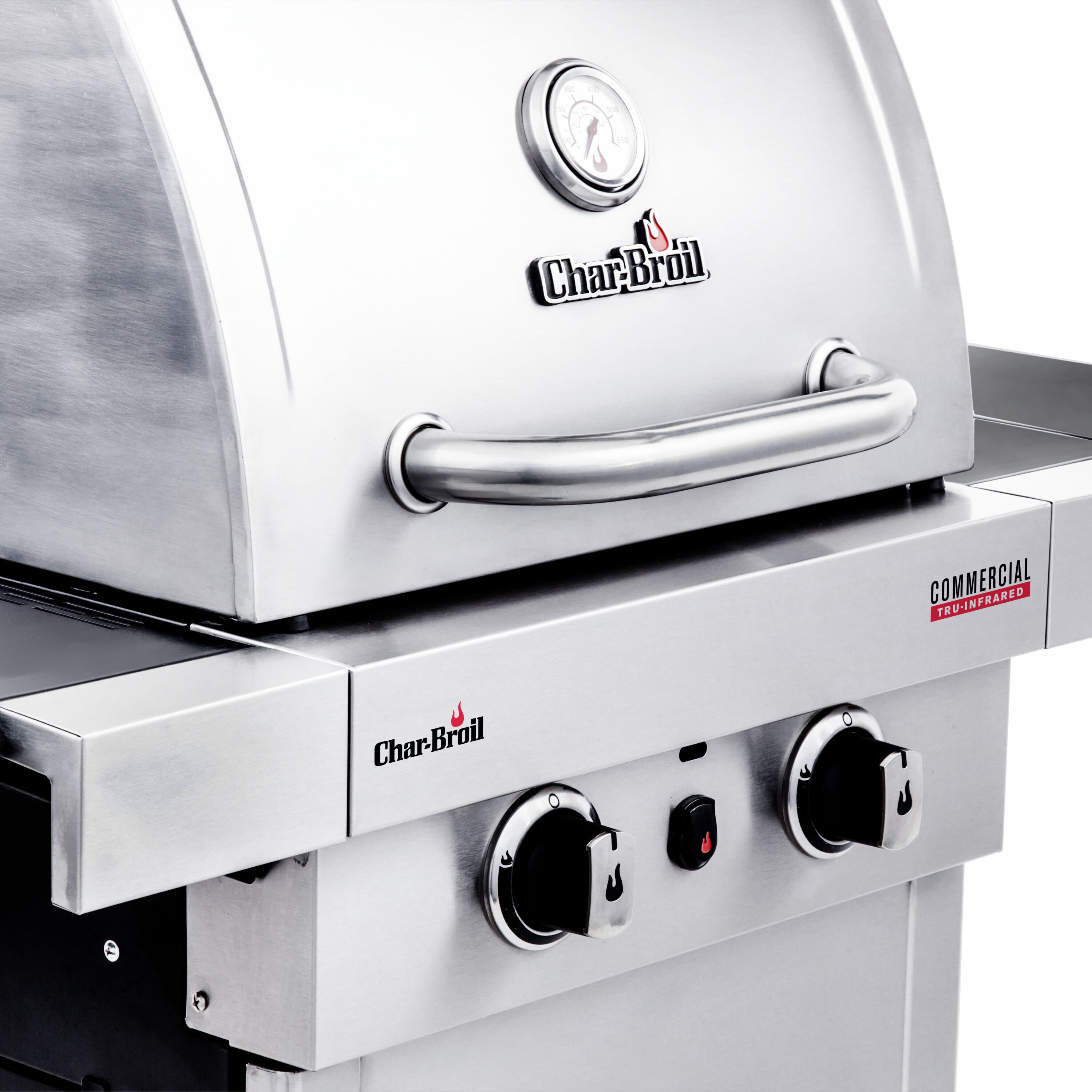 Char-Broil Commercial Series Stainless 2-Burner Liquid Propane and Natural Gas Infrared Gas Grill in the Gas Grills department at