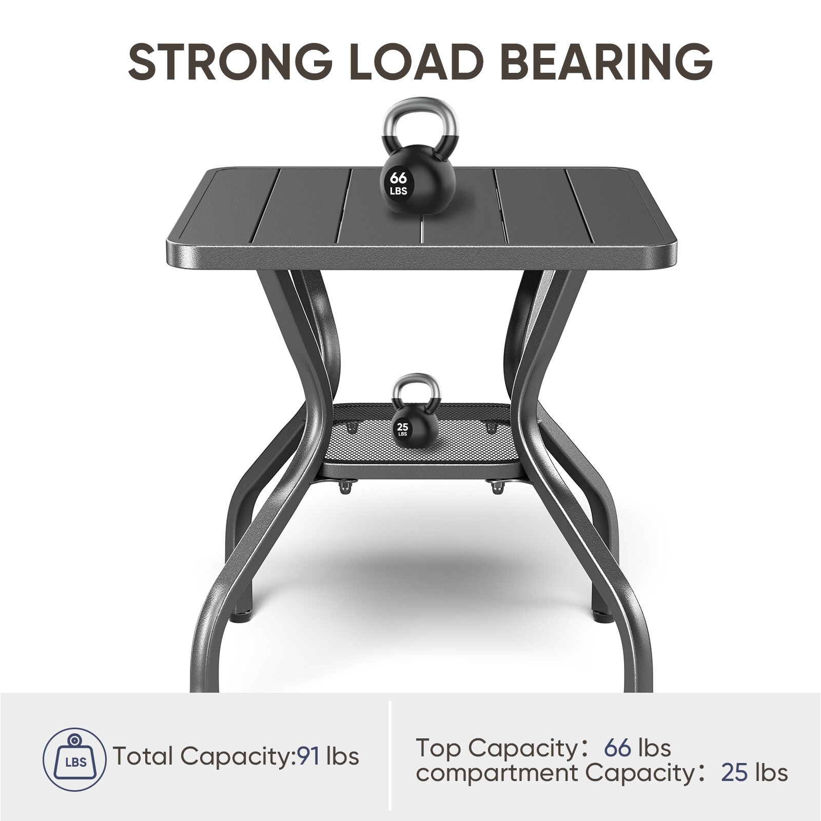 Rilyson FSRRBL60 Patio-Tables - View #3