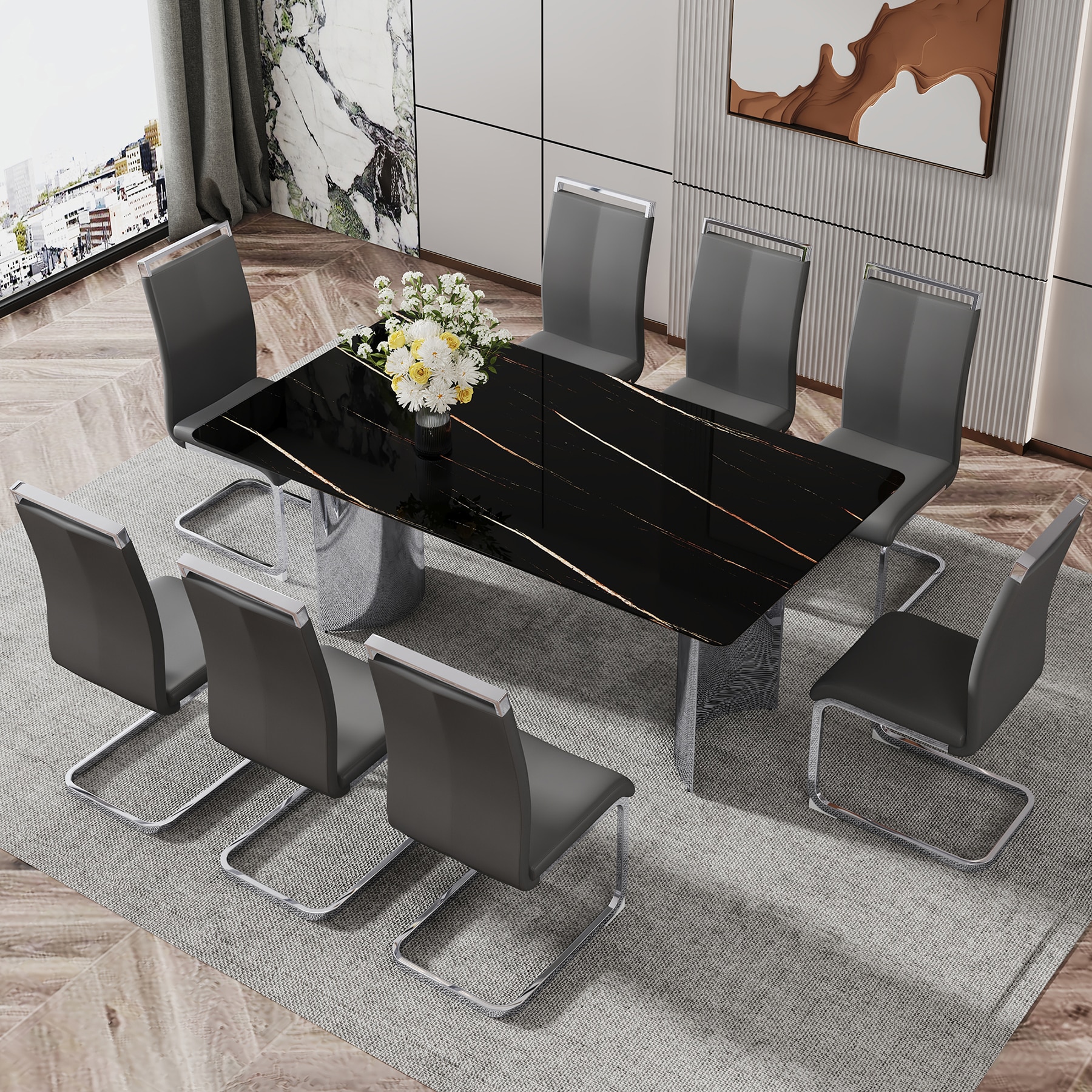 SINOFURN SYA010556BG Dining-Sets - View #2