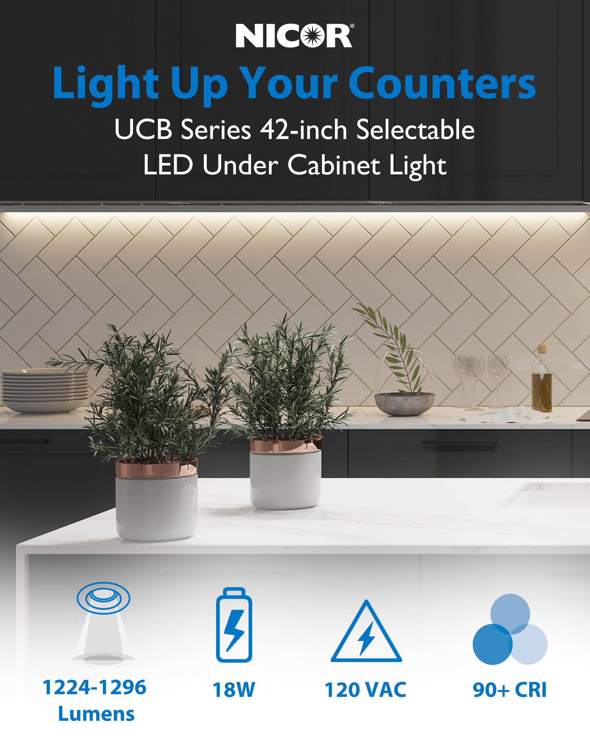 Nicor Lighting UCB142SNWH Led-Cabinet-Lighting - View #2