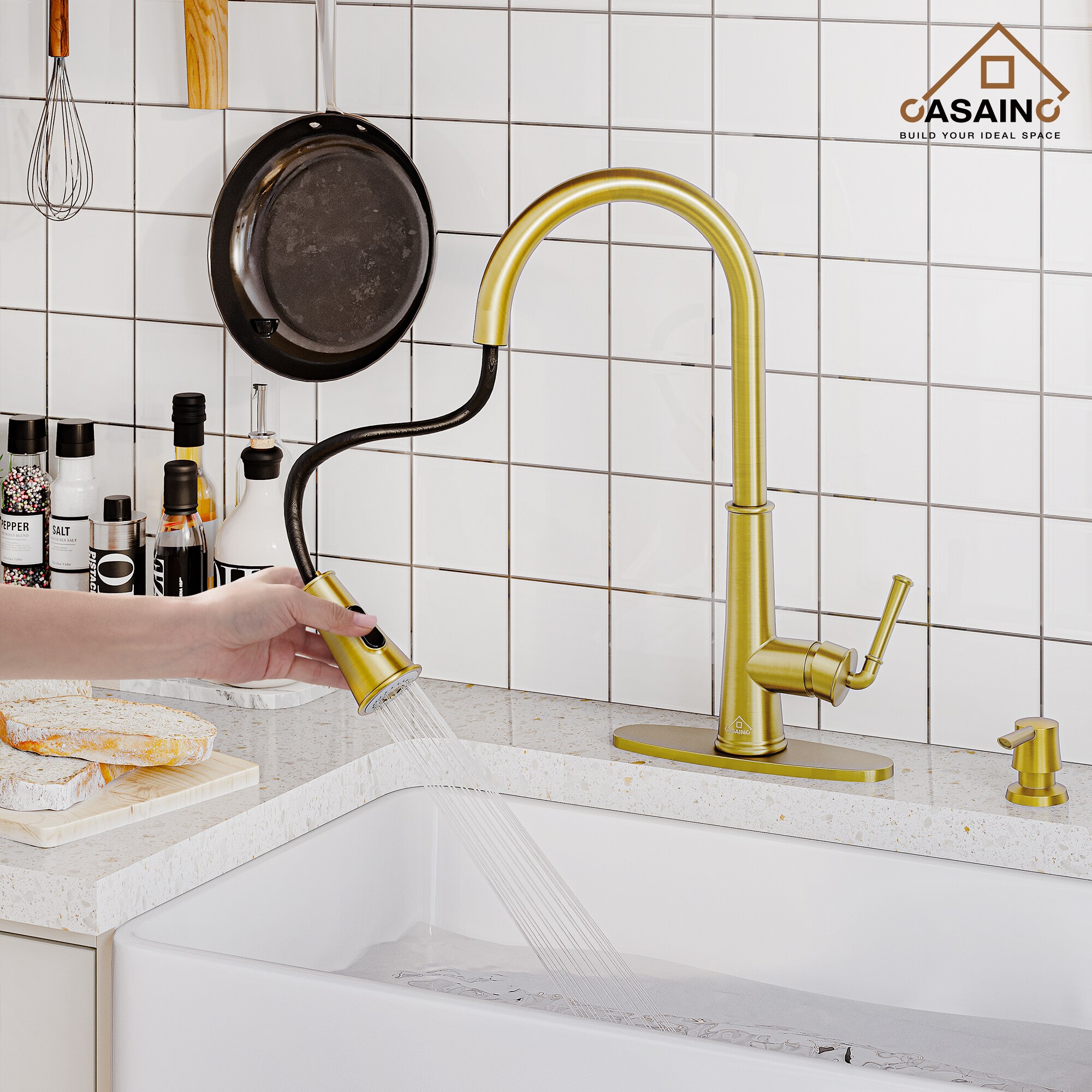 CASAINC CA-W3085-BG Kitchen-Faucets - View #9
