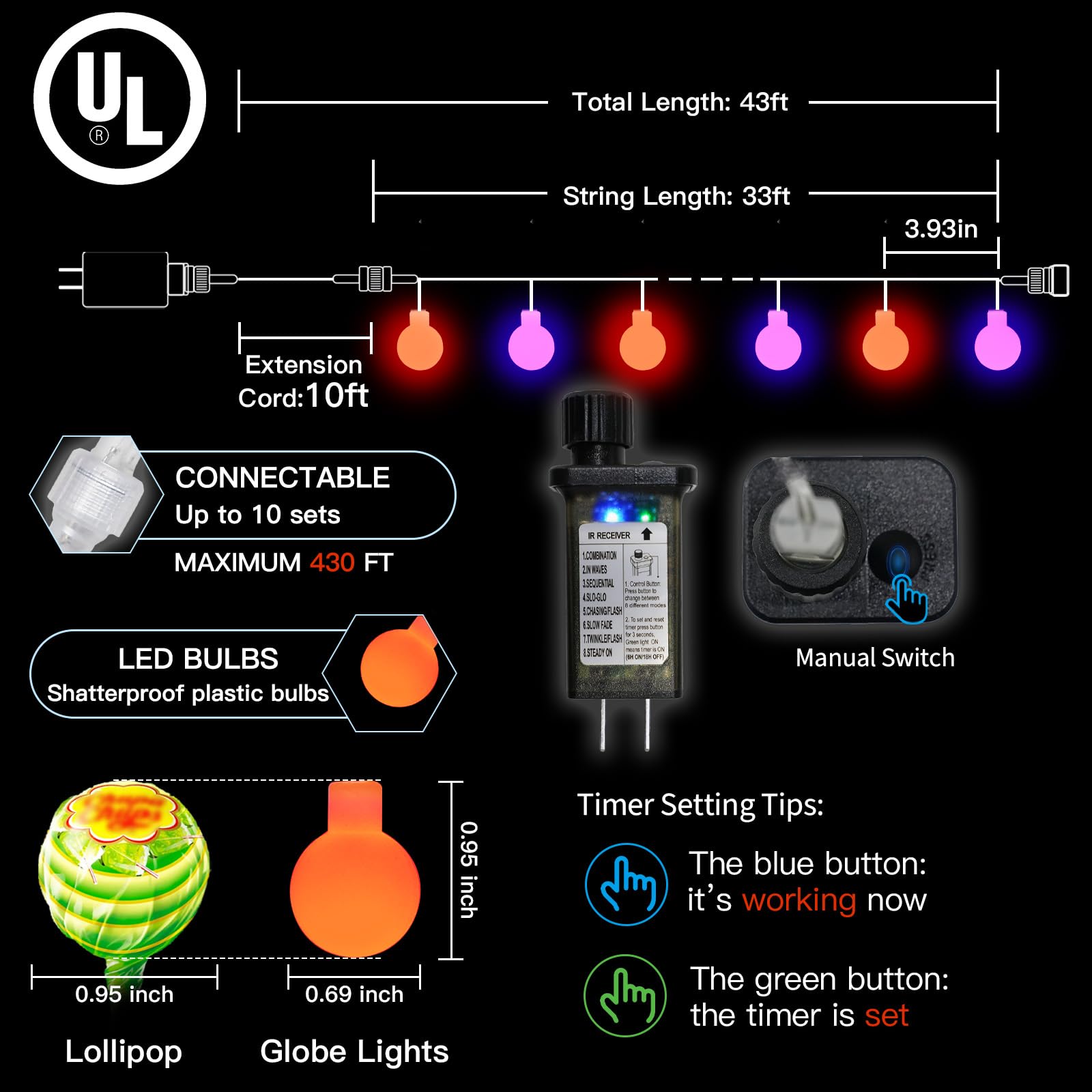 WZK 253111045815 Halloween-String-Lights - View #3