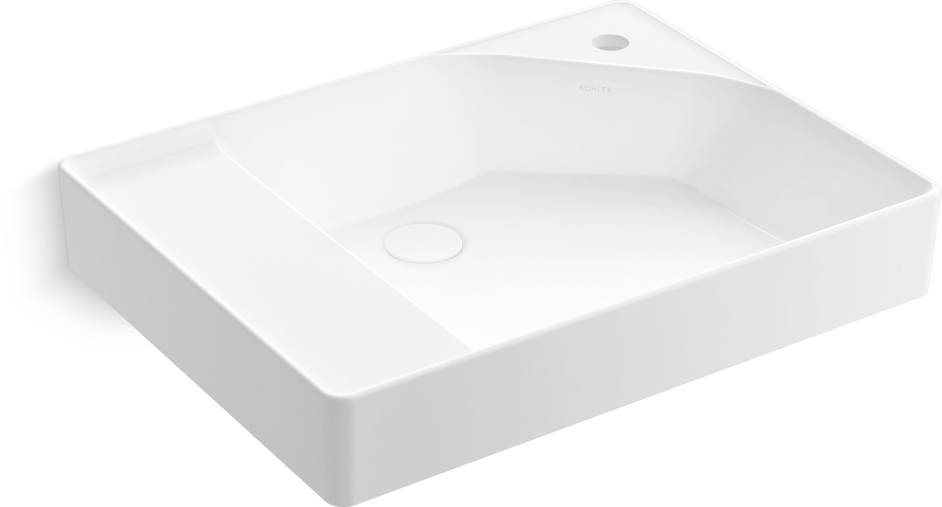 Spacity 24" White Ceramic Vanity Top with Integrated Sink