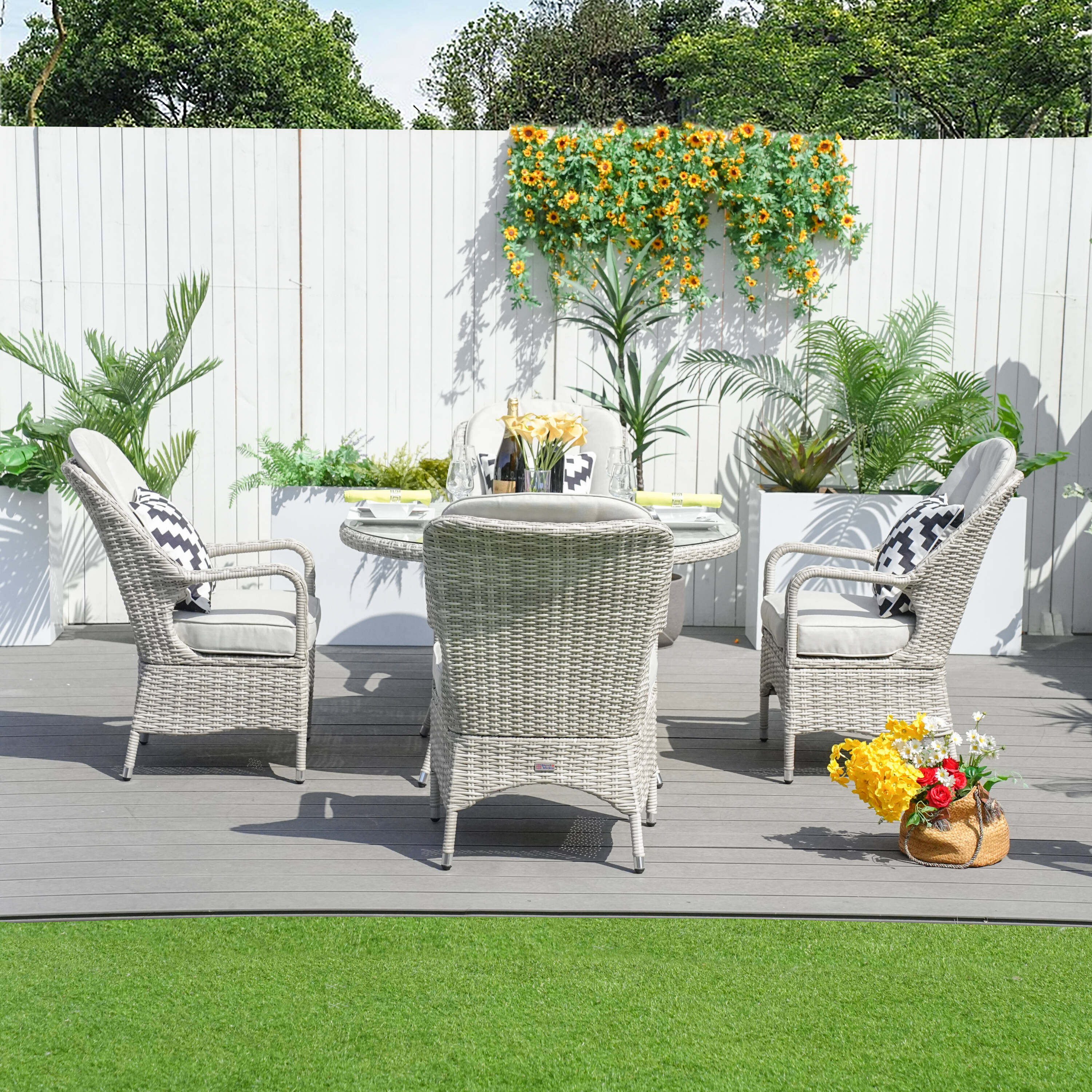 Direct Wicker DWD-1709009-WW Patio-Dining-Sets - View #4