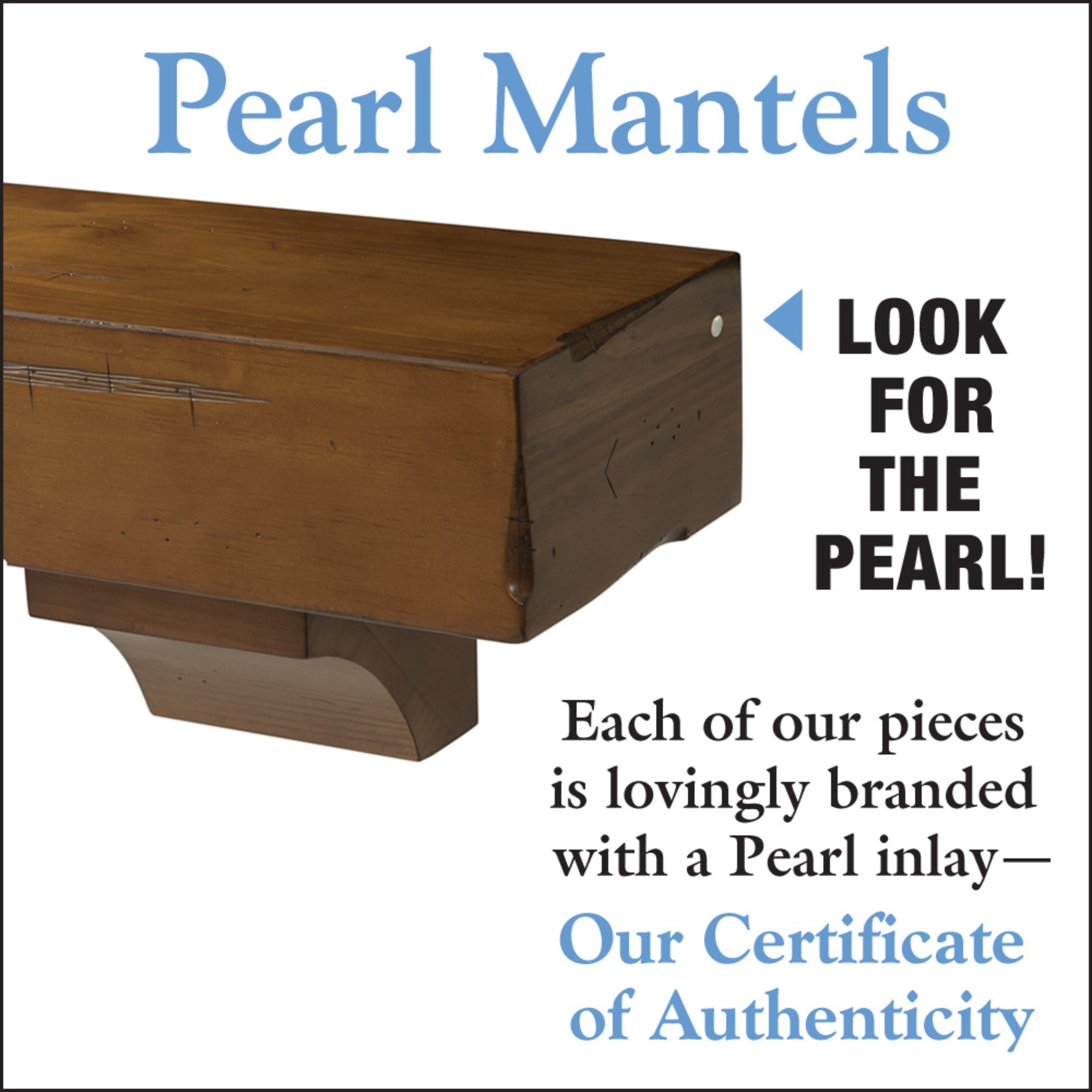 Pearl Mantels SSUP7241250L Mantel-Shelves - View #5