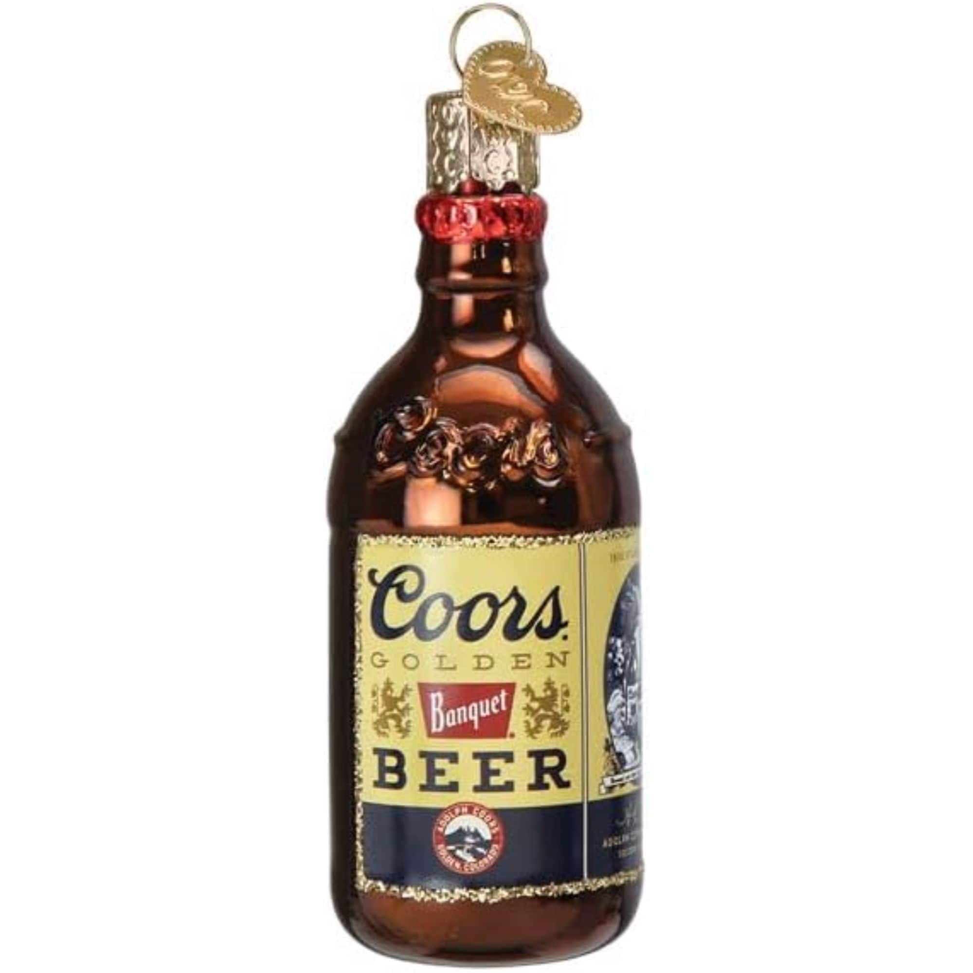 Old World Christmas 729343326393 Blown Glass Ornament for Christmas Tree - Coors Banquet Bottle
