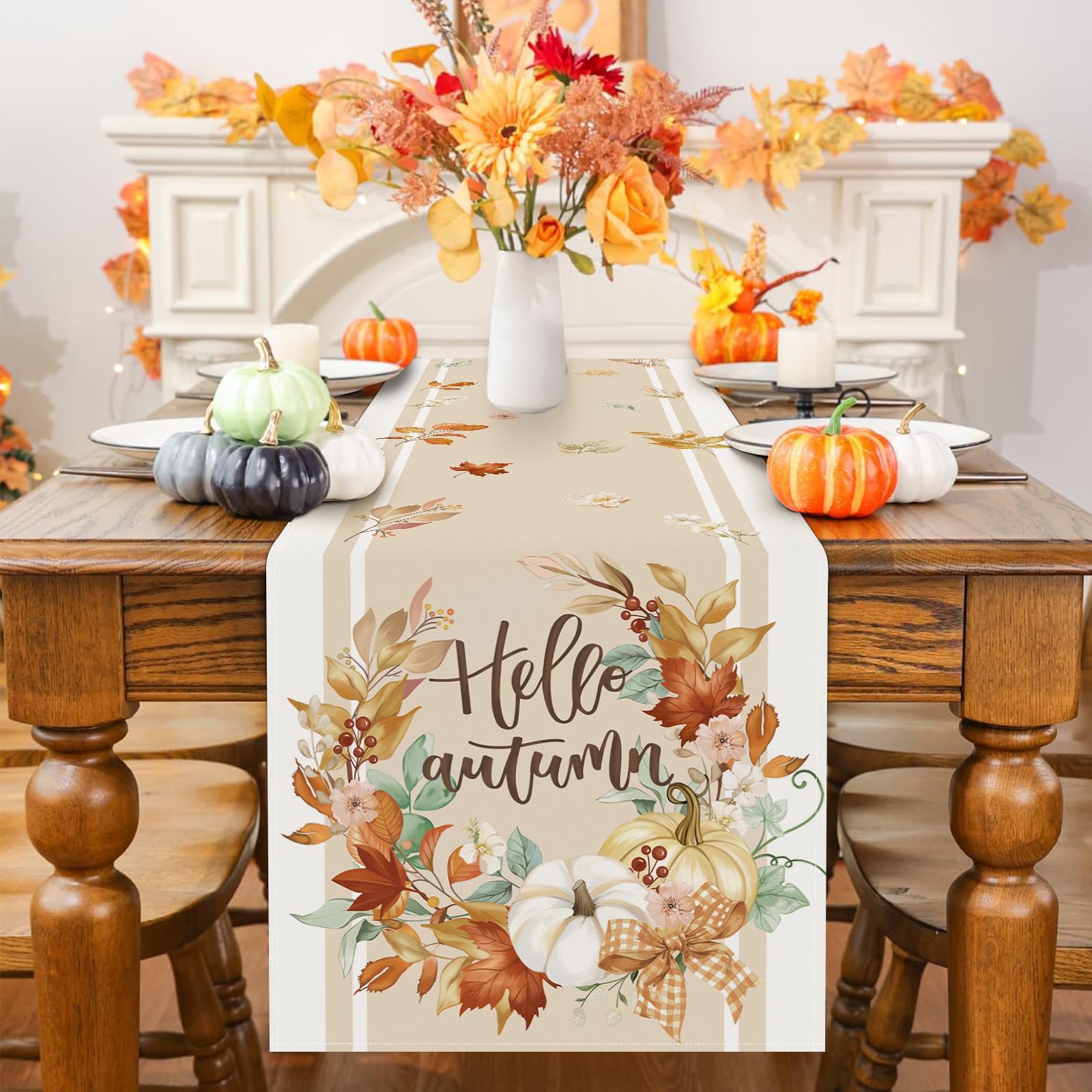 Misopily LMS0821M345 Artificial-Thanksgiving-Wreaths - View #2