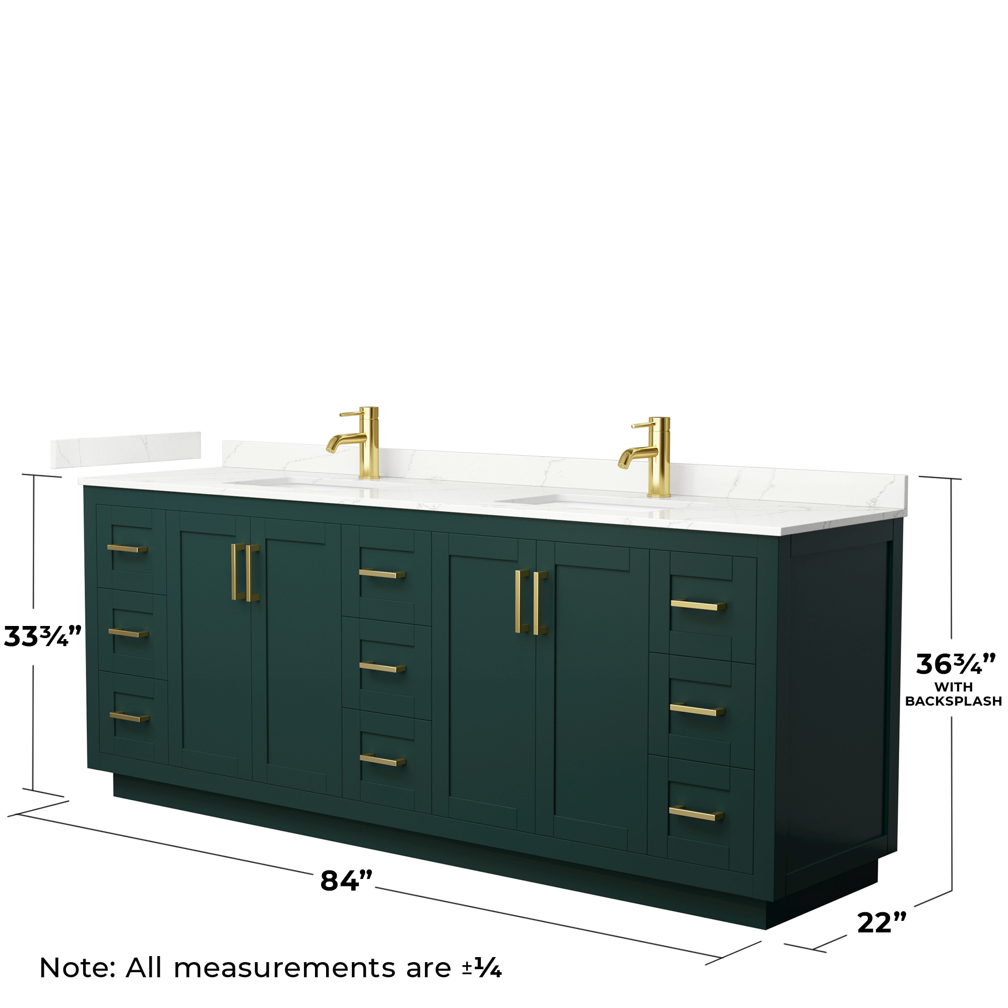 Wyndham Collection WCF292984DGDGTUNSM70 Bath-Vanity-Combo - View #6