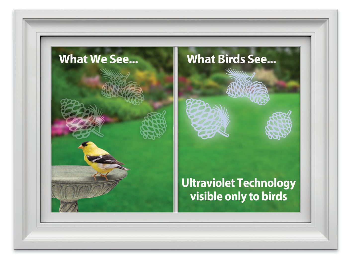 WindowAlert PINECONE DECALS Bird-Feeder-Accessories - View #2