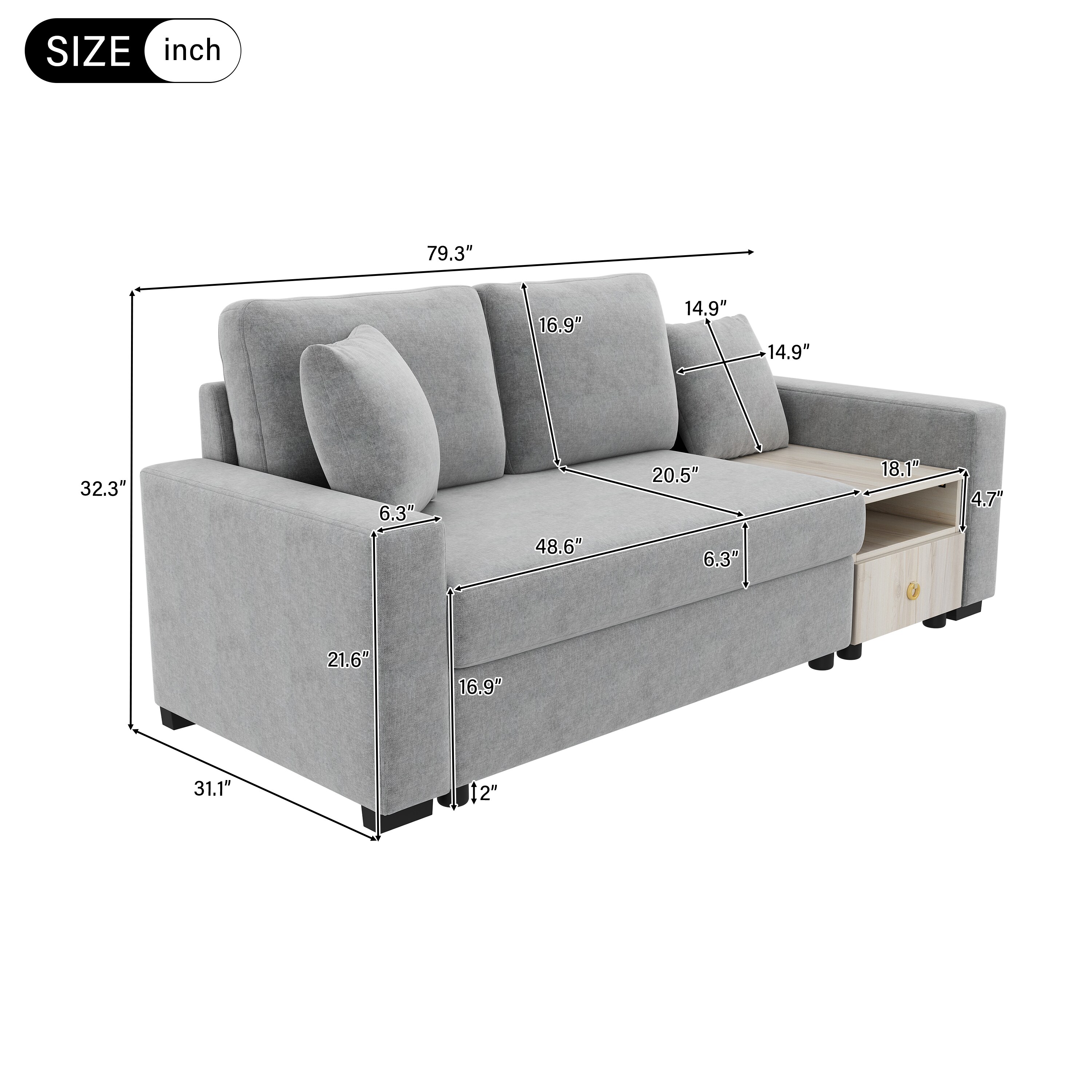 Christopher Knight Home 359910 Sofas-Loveseats - View #2