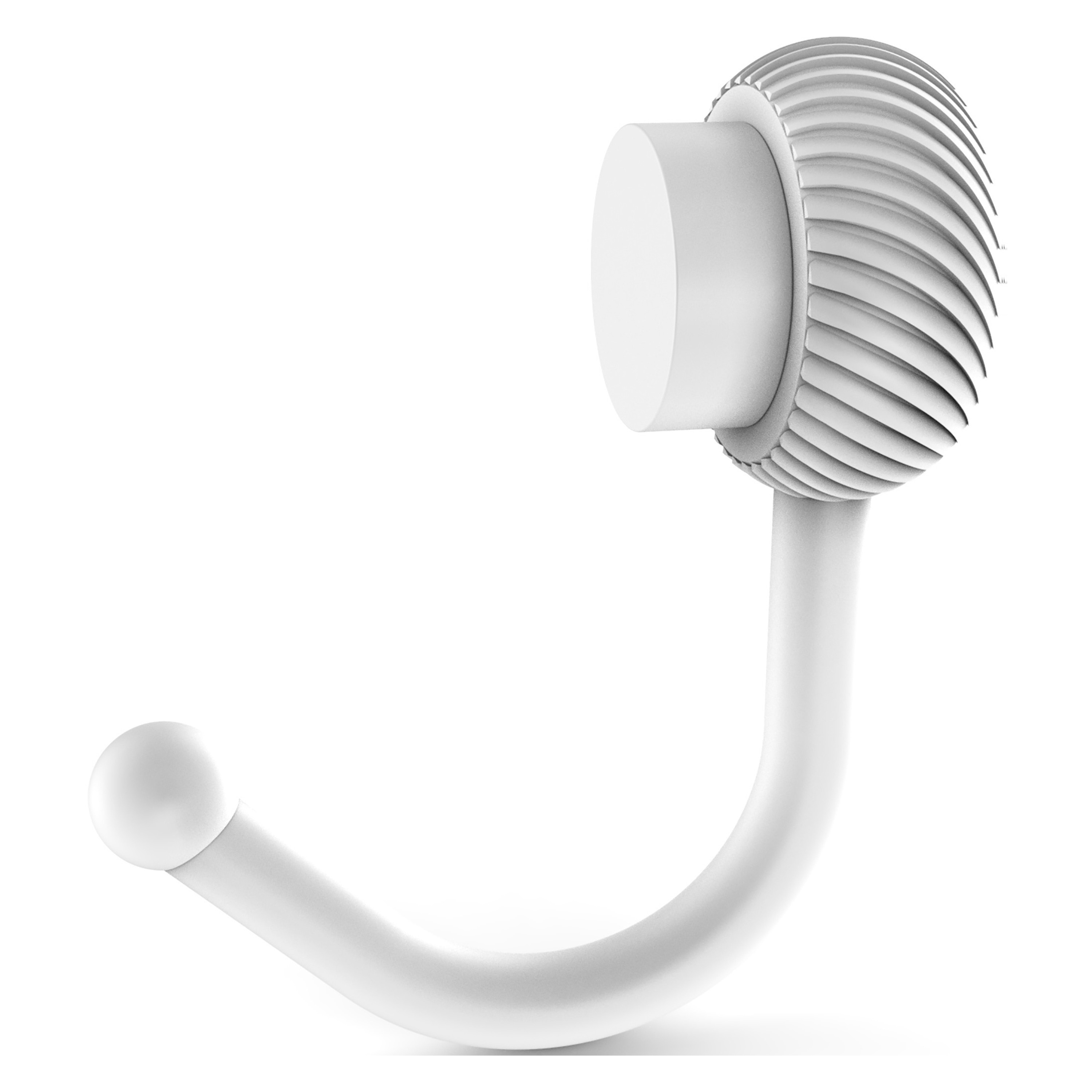 Allied Brass 420T-WHM Venus Matte White Single -Hook Wall mount Towel Hook
