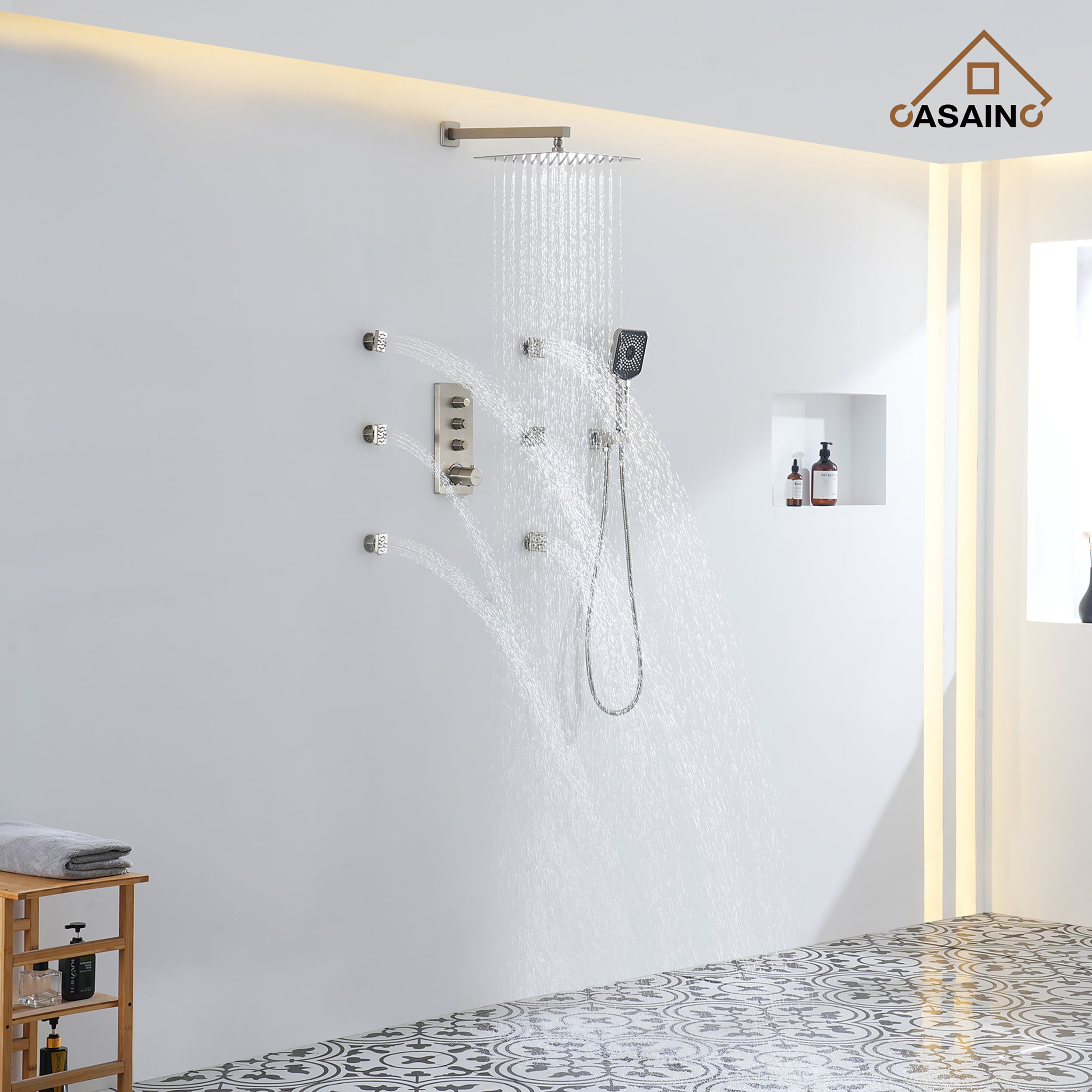 CASAINC CA-102009BV-1 Showerhead-Bar-Panels - View #4