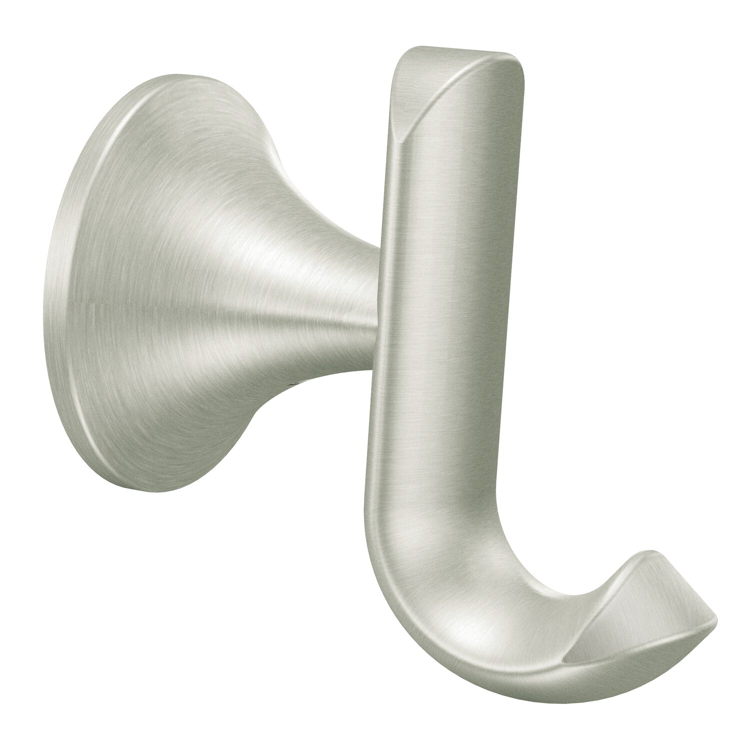 Moen Fina Brushed Nickel 1-Hook Towel Hook at Lowes.com