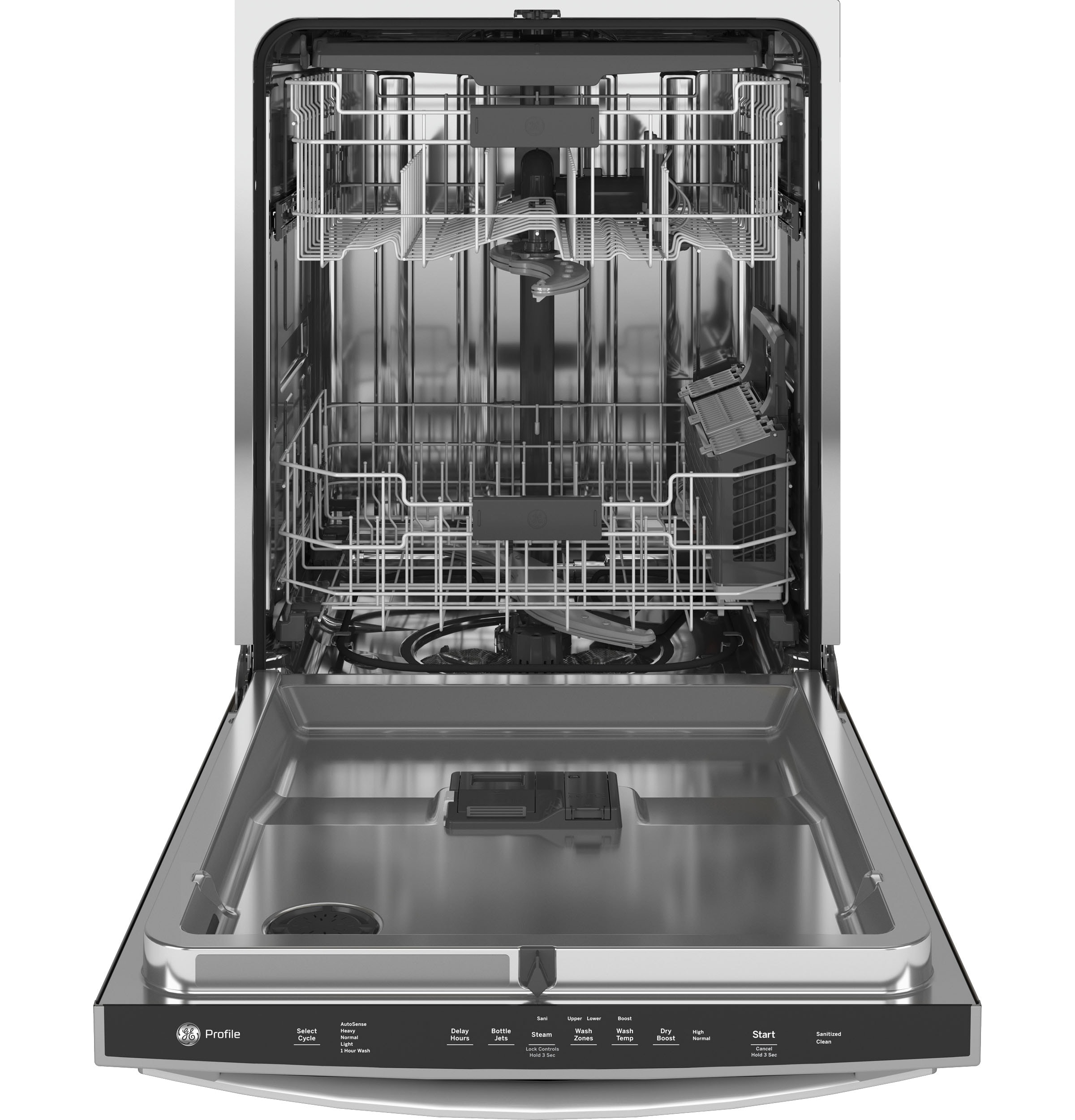 GE Profile Dry Boost Top Control 24-in Built-In Dishwasher (Slate