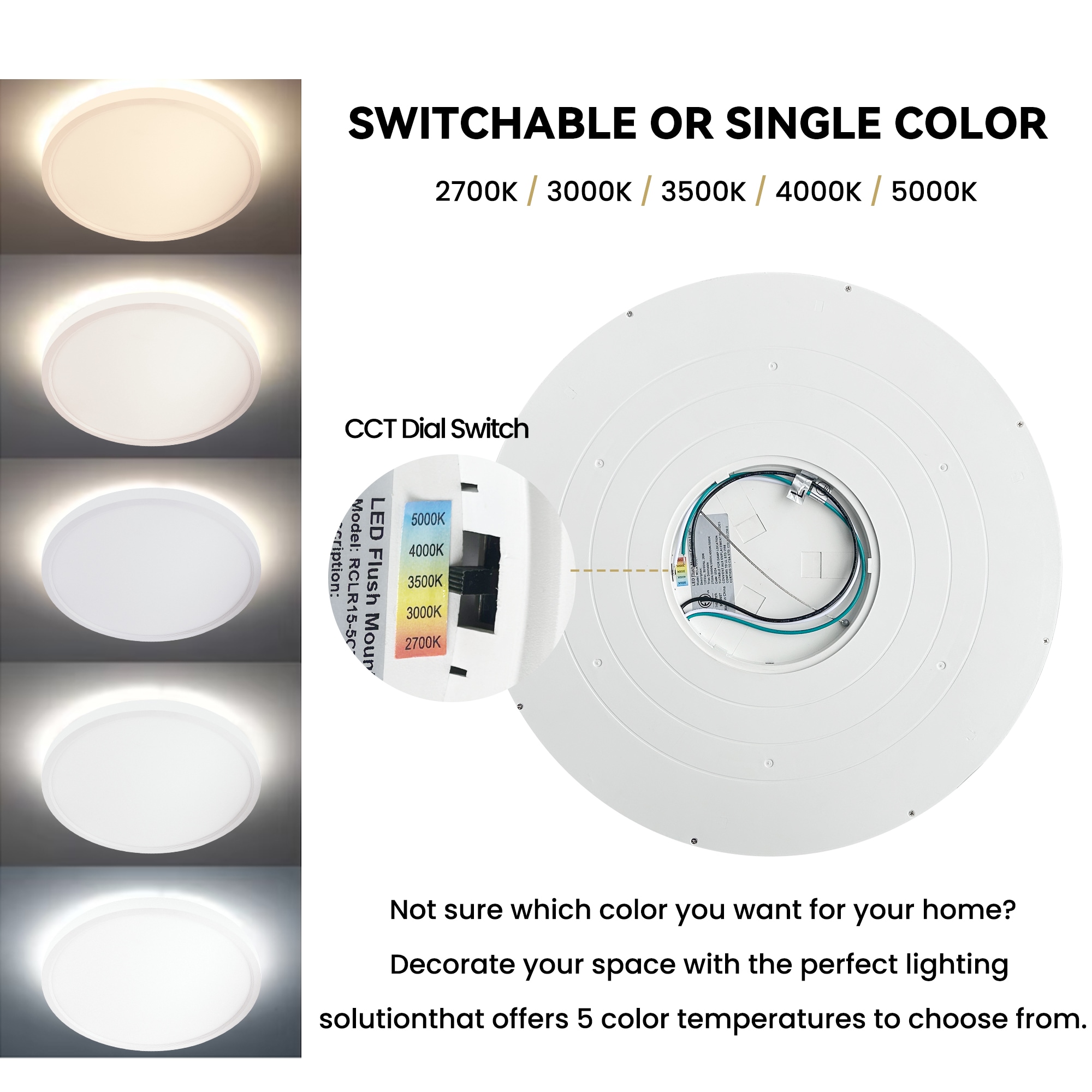 Cedar Hill LSMP-CHCL01601HW flushmounts - View #4